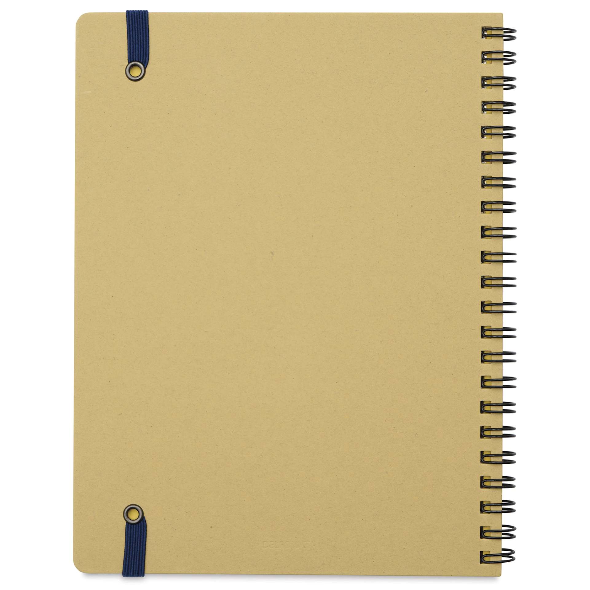 Delfonics Rollbahn Classic Spiral Notebook - Olive, A5, back cover