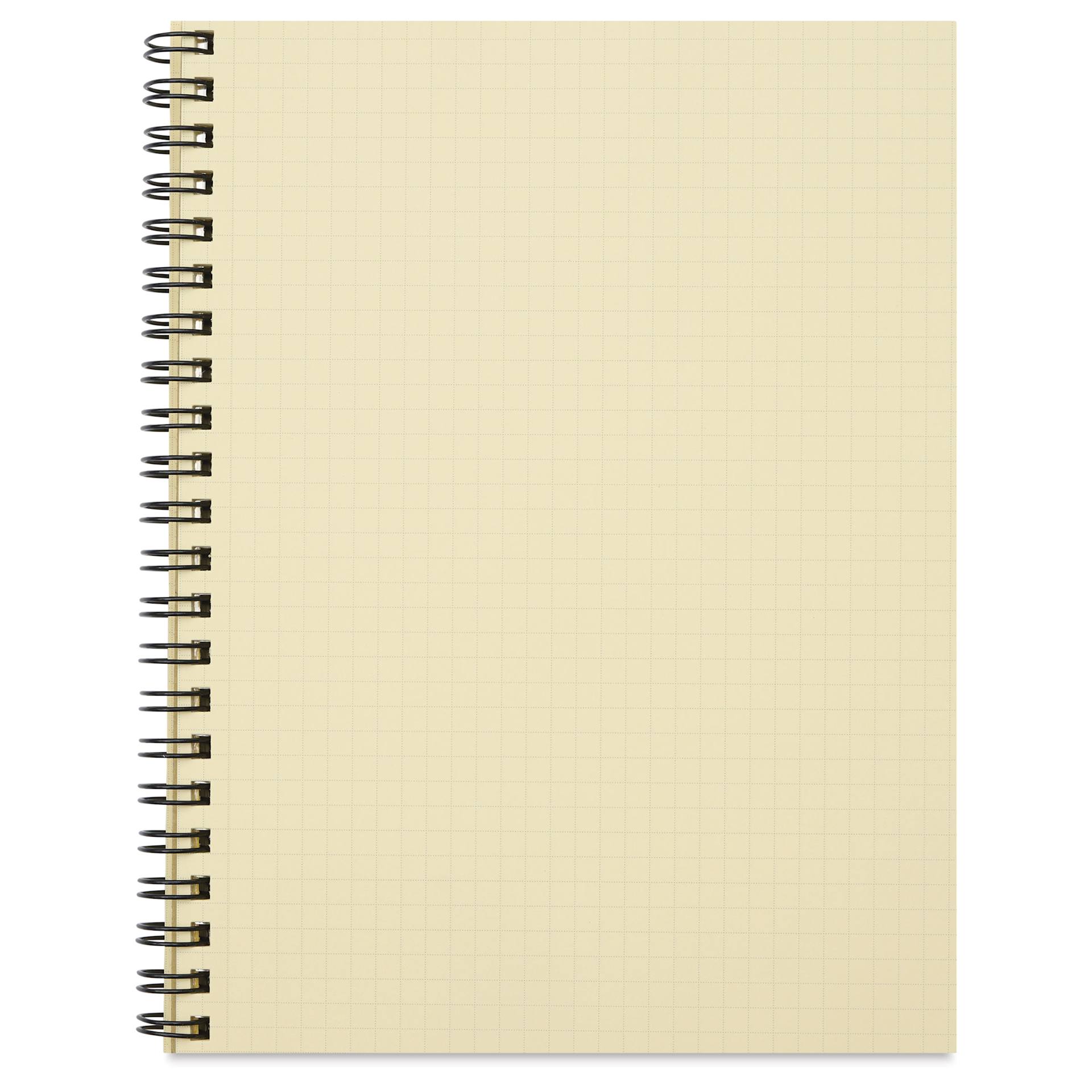 Delfonics Rollbahn Classic Spiral Notebook - Olive, A5, open
