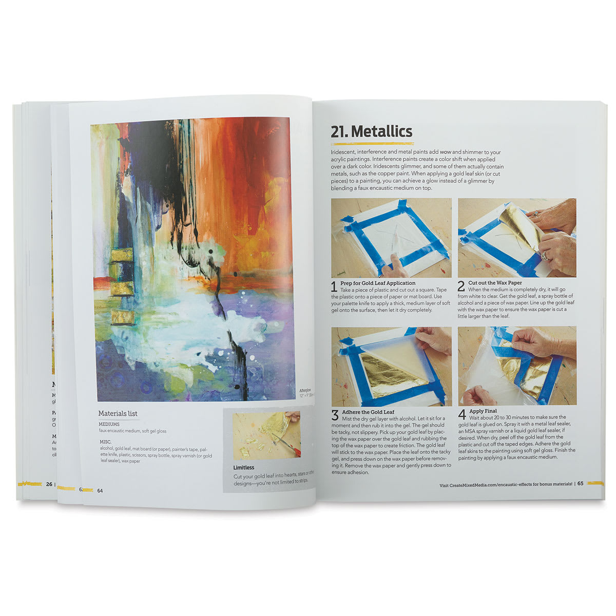 Acrylic Painting for Encaustic Effects
