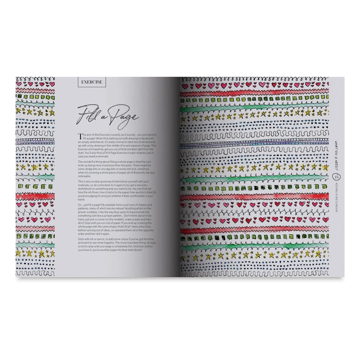 The Joy of Sketch, Fill a Page instructions
