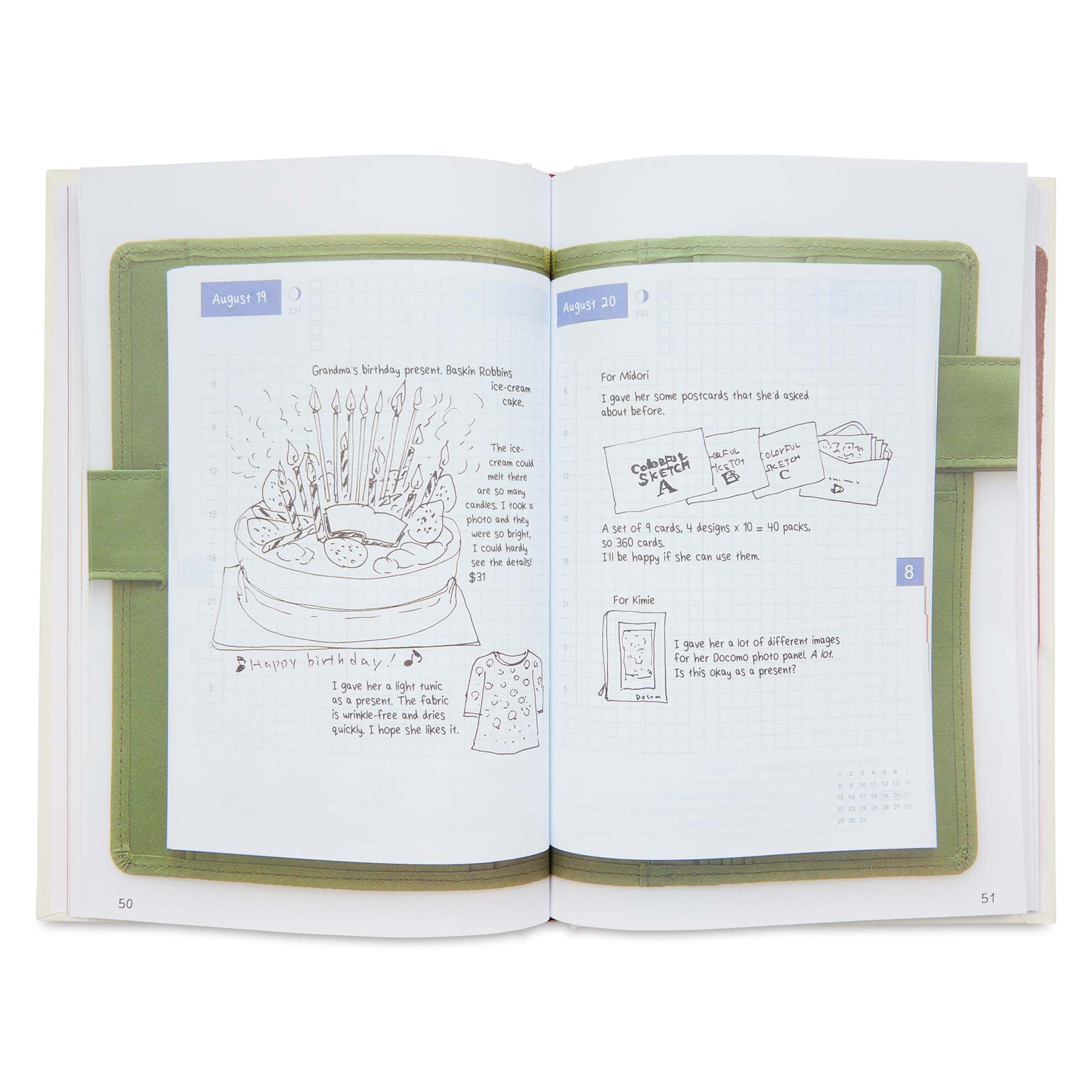Sketch Your World, cake and letters