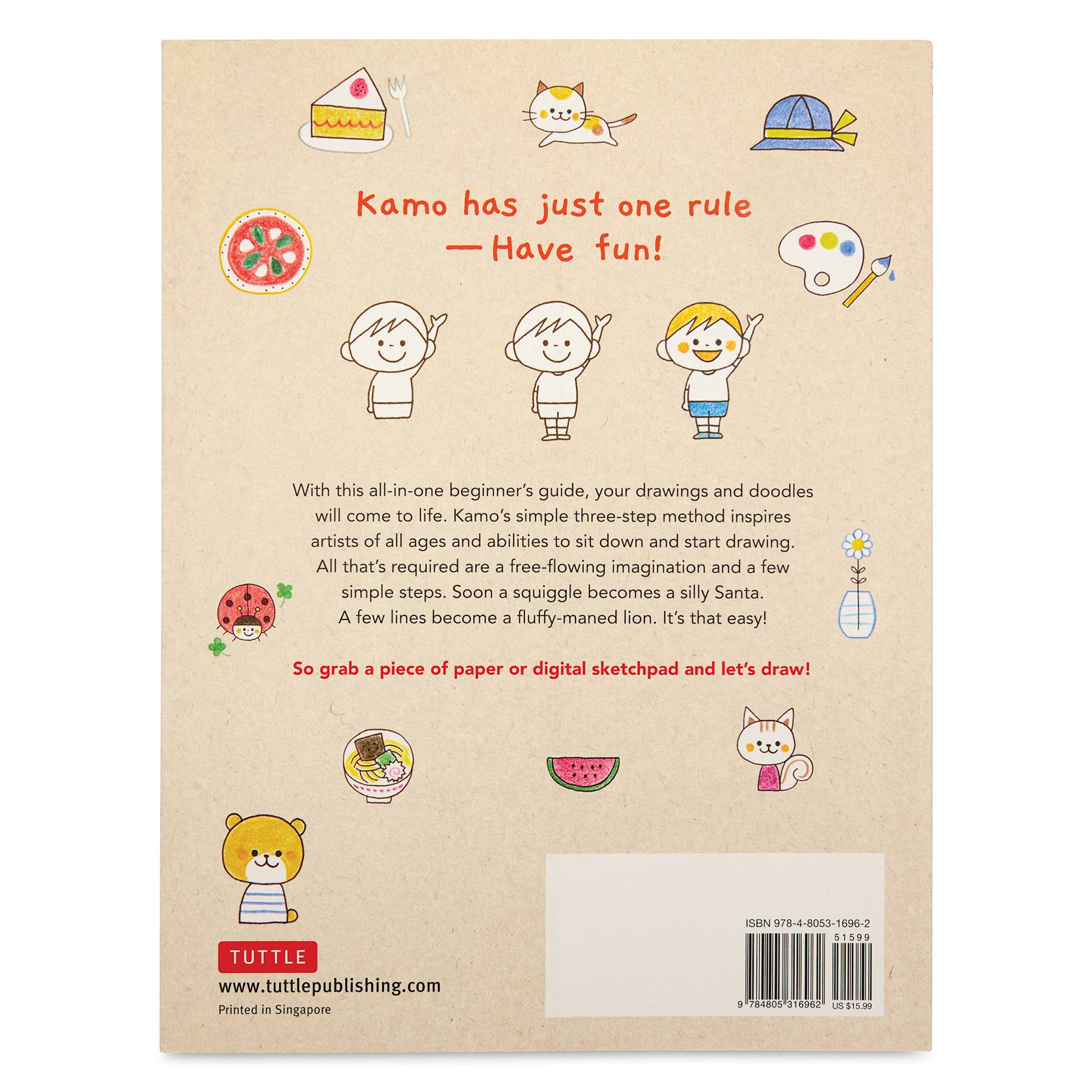 How To Draw Cute Doodle and Illustrations, back cover