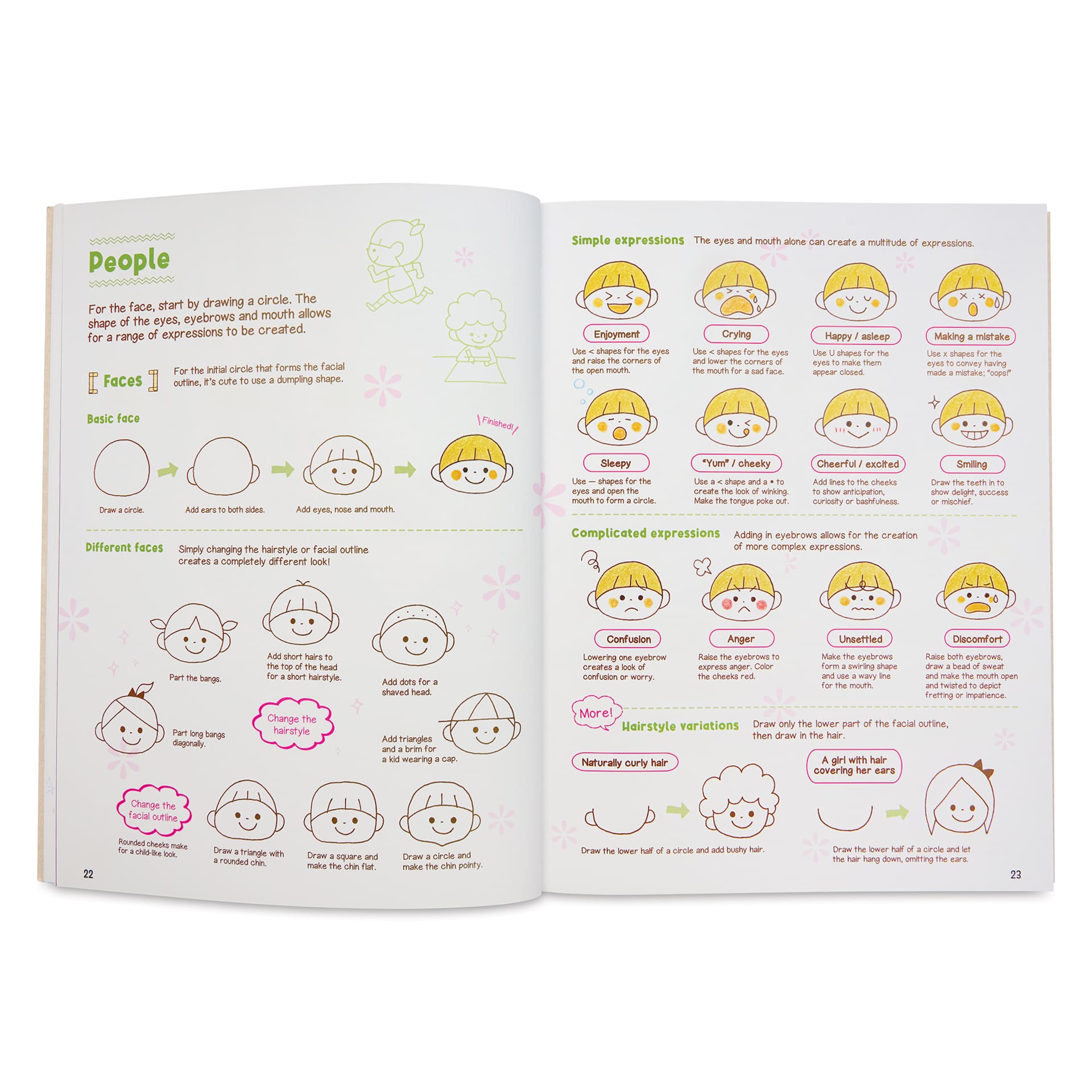How To Draw Cute Doodle and Illustrations, doodling people