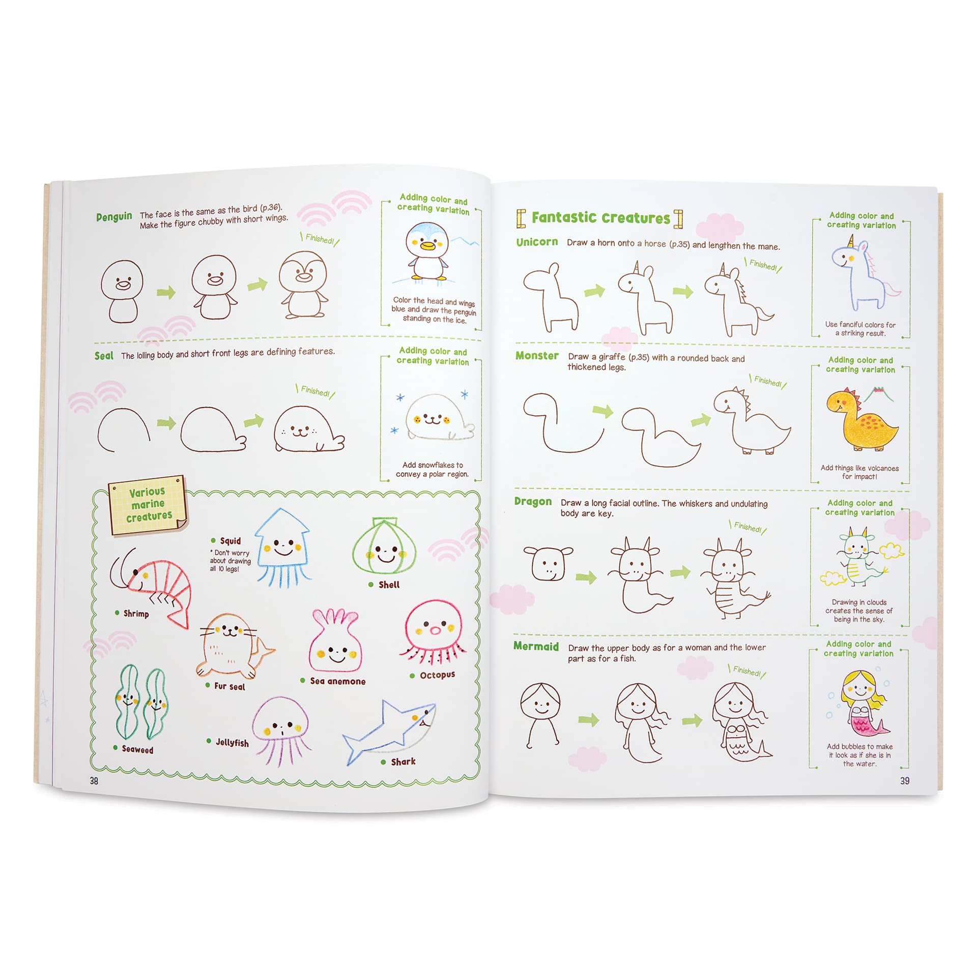 How To Draw Cute Doodle and Illustrations, doodling creatures