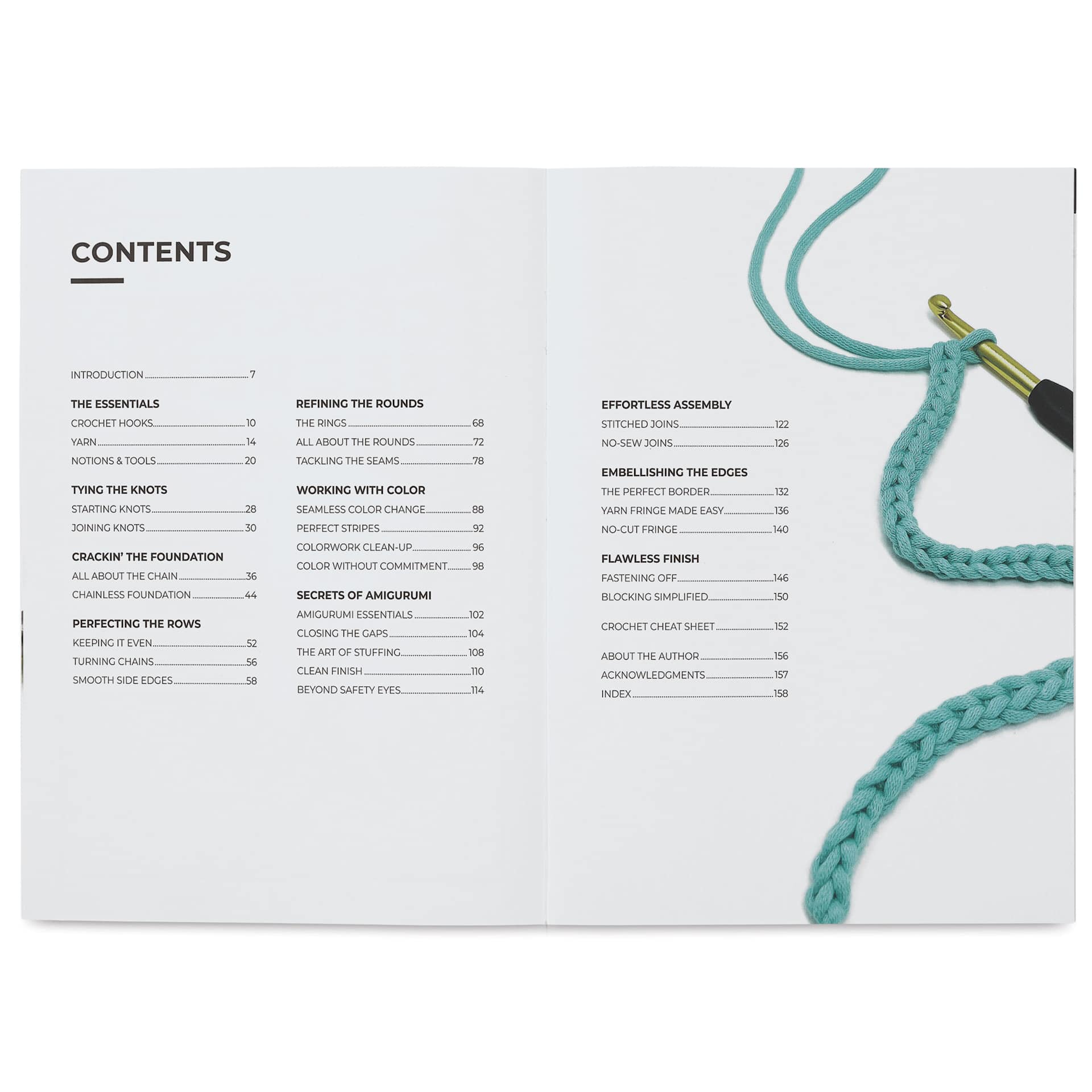 Crochet Secrets from The Knotty Boss, table of contents