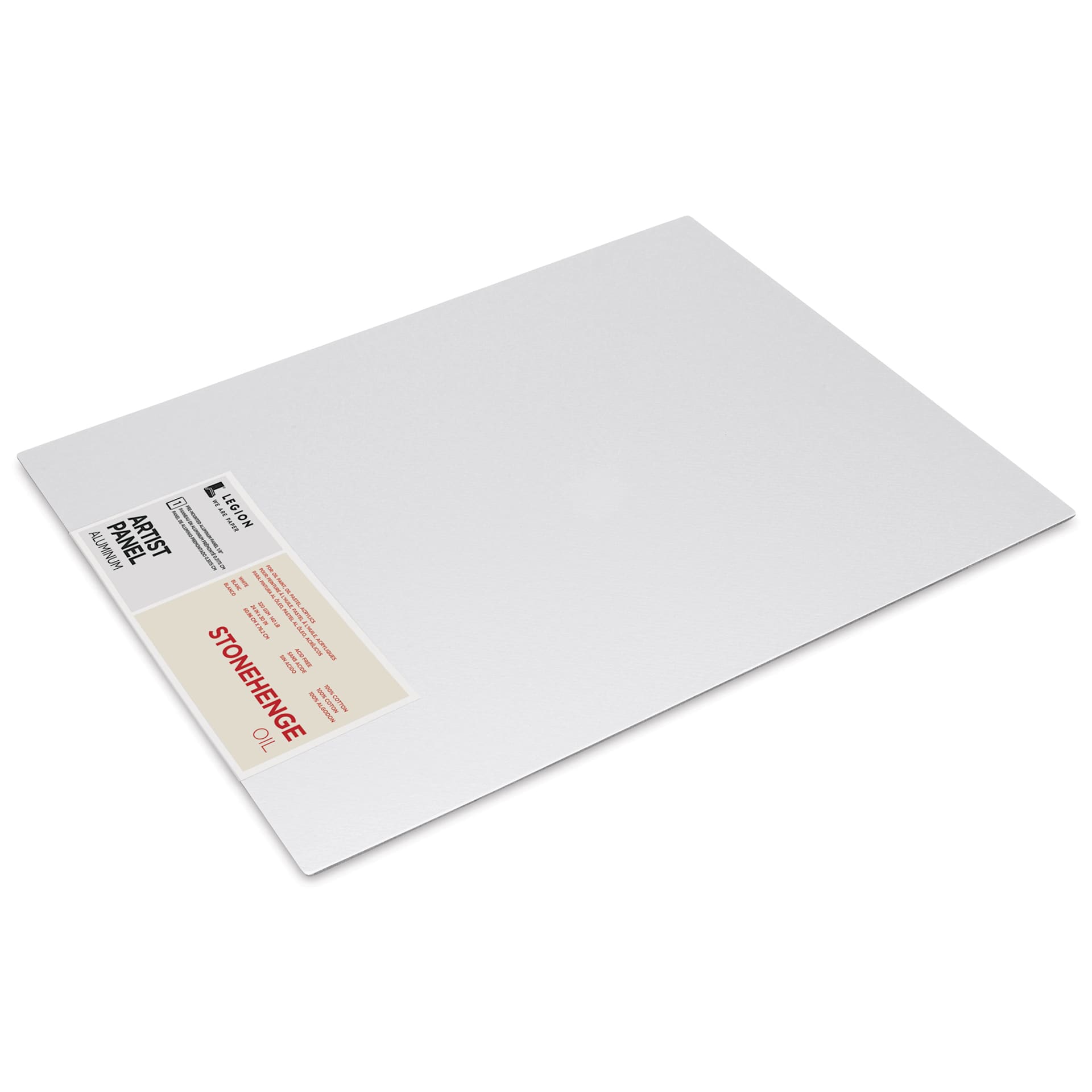 Legion Stonehenge Oil Aluminum Artist Panel - 24" x 30", laid flat
