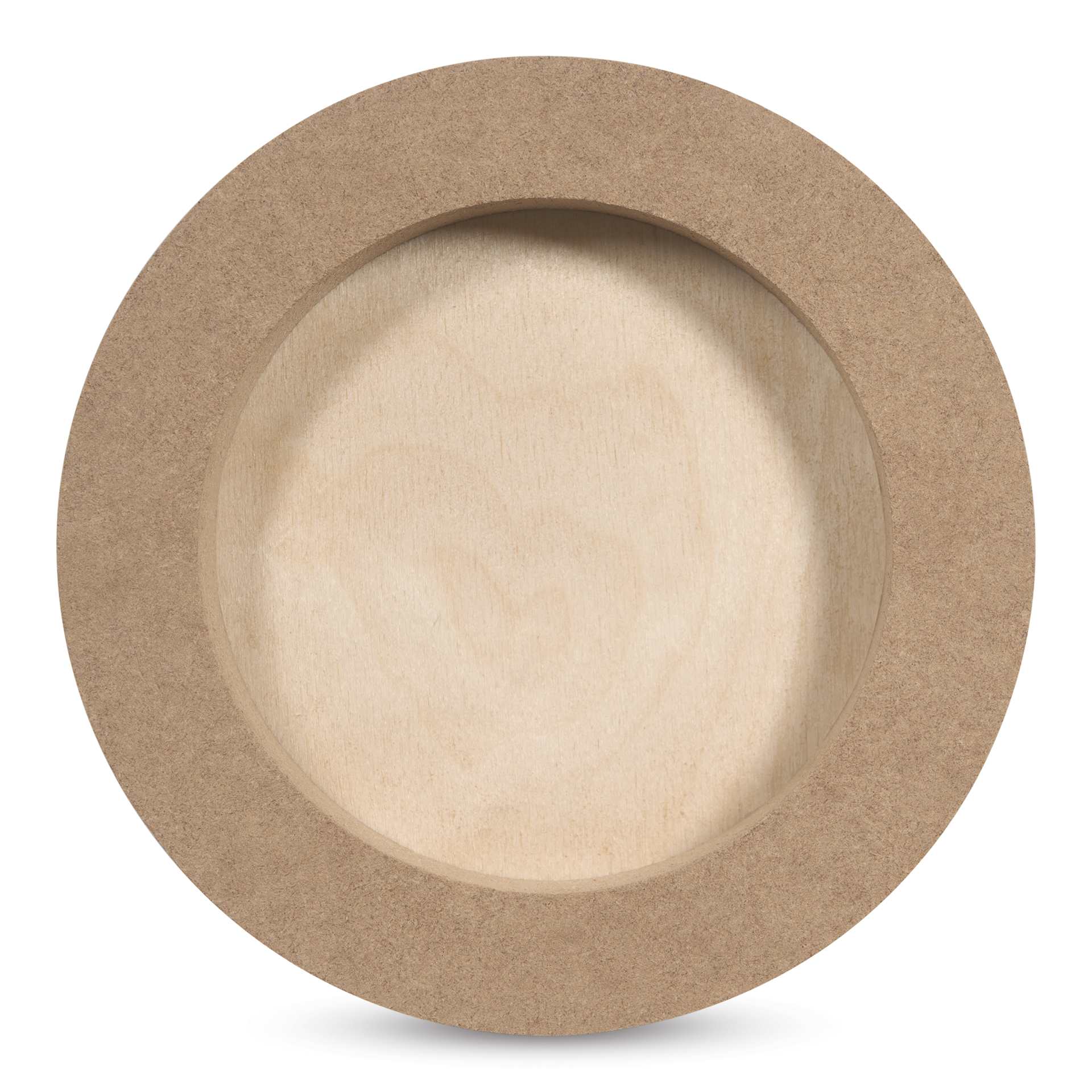 Apollon Gotrick Round Wood Panel - 6" Dia, 7/8" Profile back view