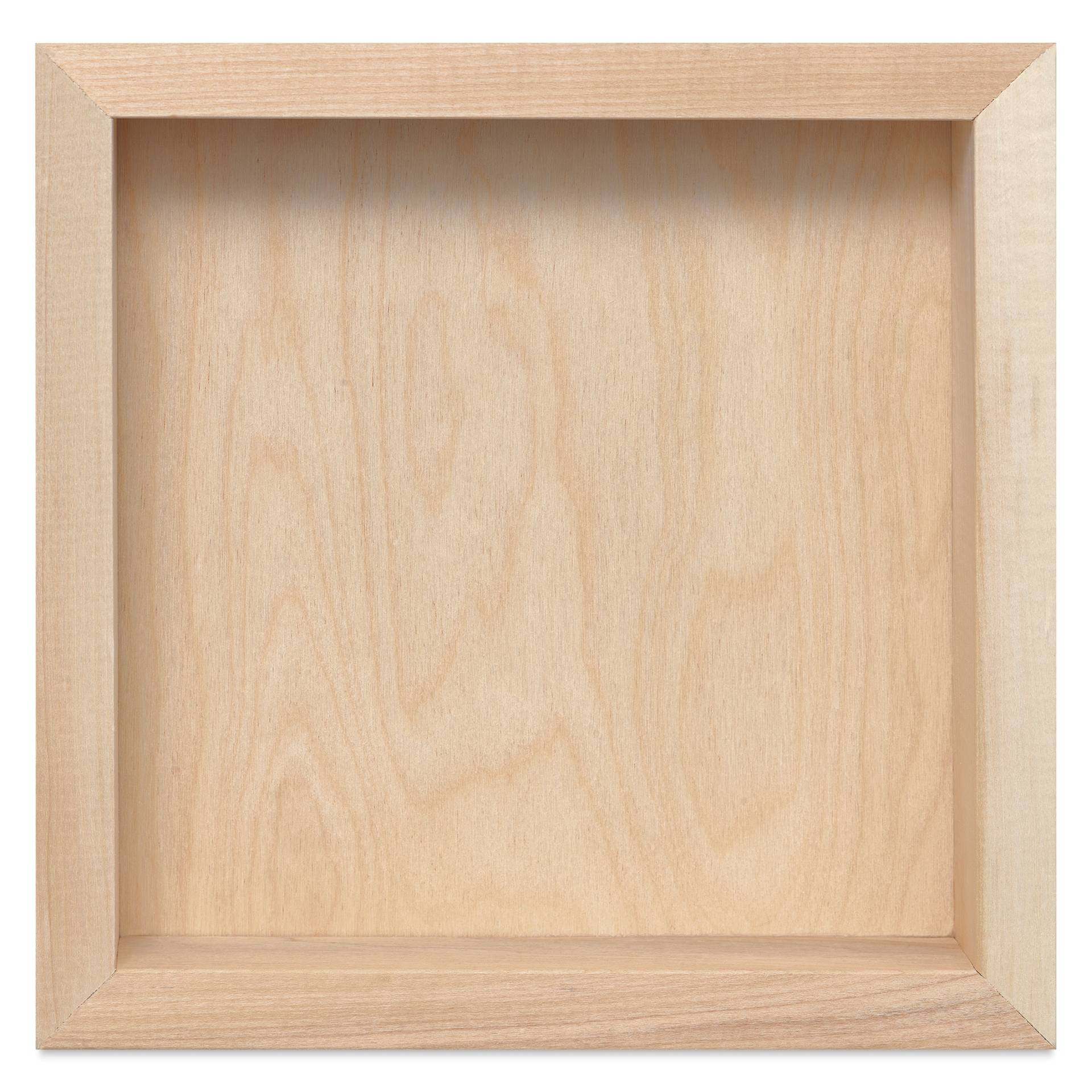 Apollon Gotrick Cradled Wood Panel - 10" x 10", 1-5/8" Profile back view