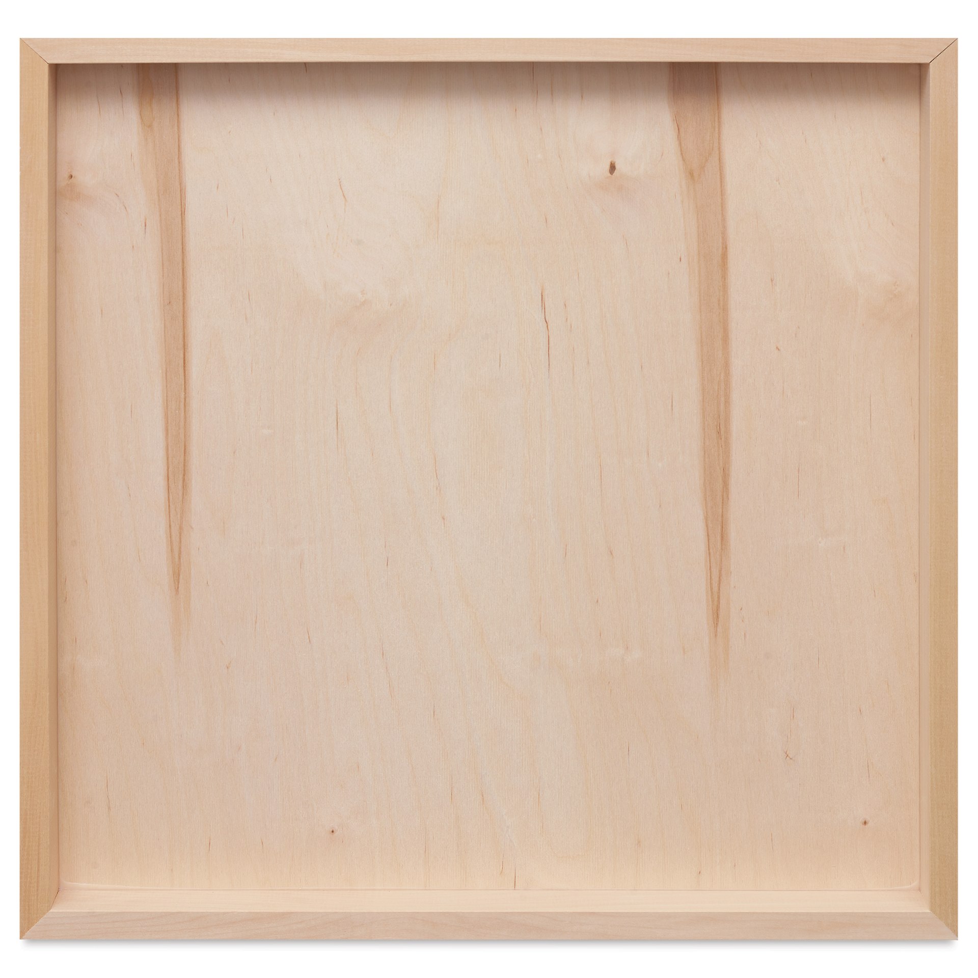 Apollon Gotrick Cradled Wood Panel - 24" x 24", 1-5/8" Profile back view