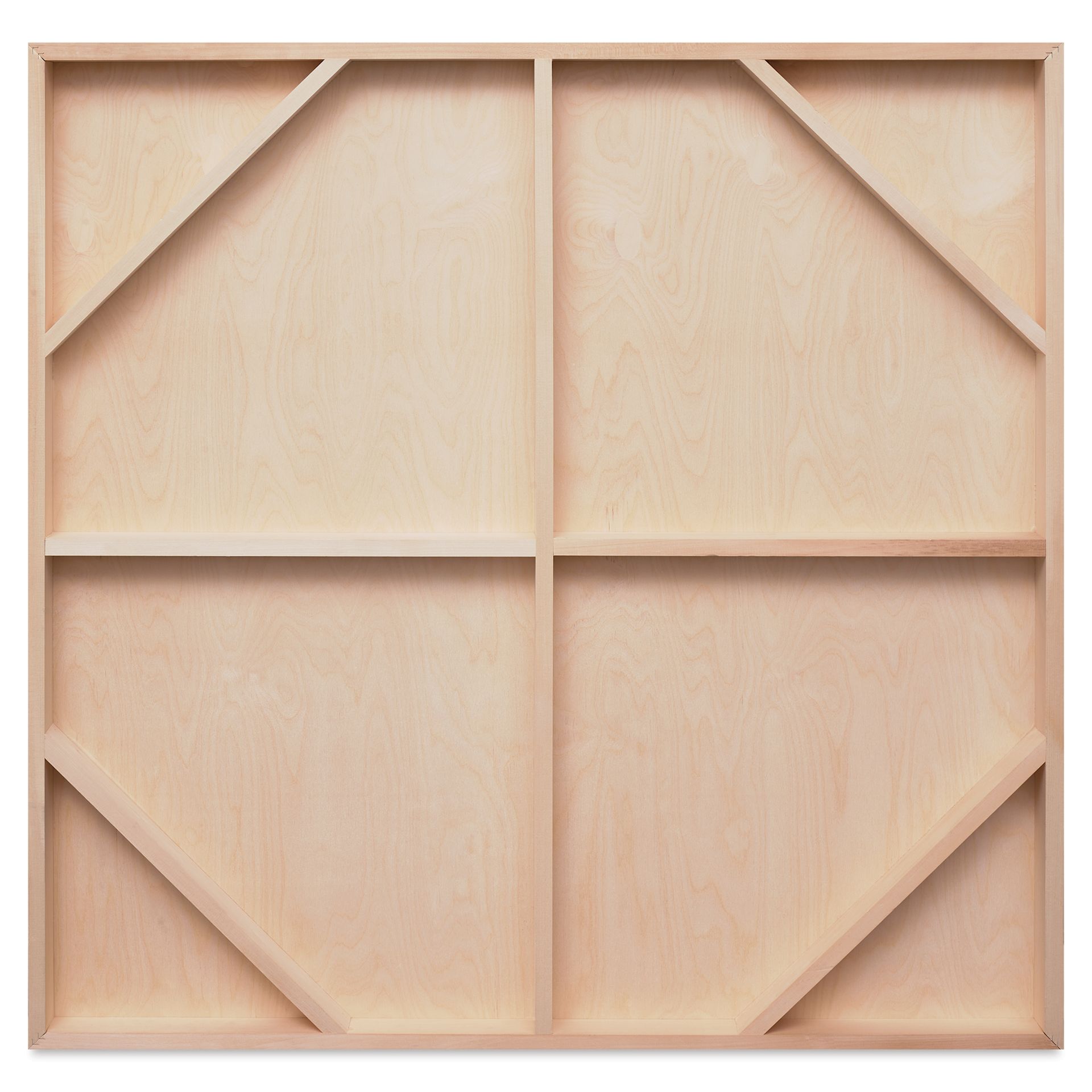 Apollon Gotrick Cradled Wood Panel - 48" x 48", 2-5/8" Profile back view