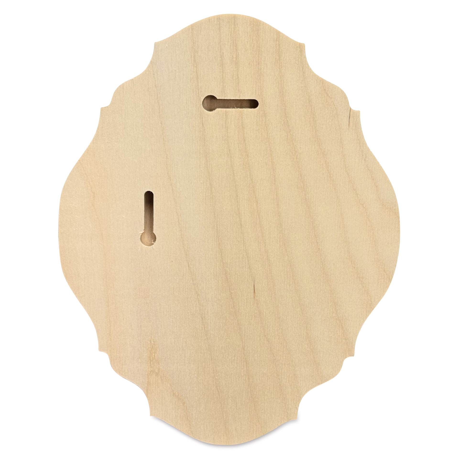 Trekell Gothic Wood Floater Panel - Gothic Portrait, 8" x 10", 1/2" Profile, back of panel