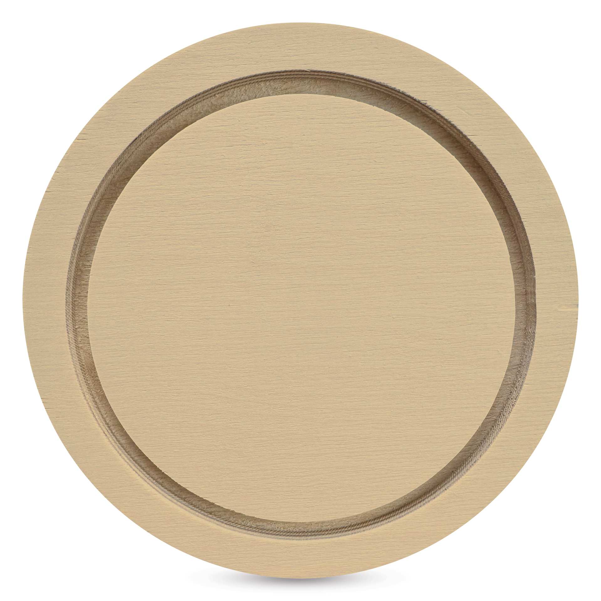 Trekell Round Wood Floater Panel - 5" Dia, 1/2" Profile
