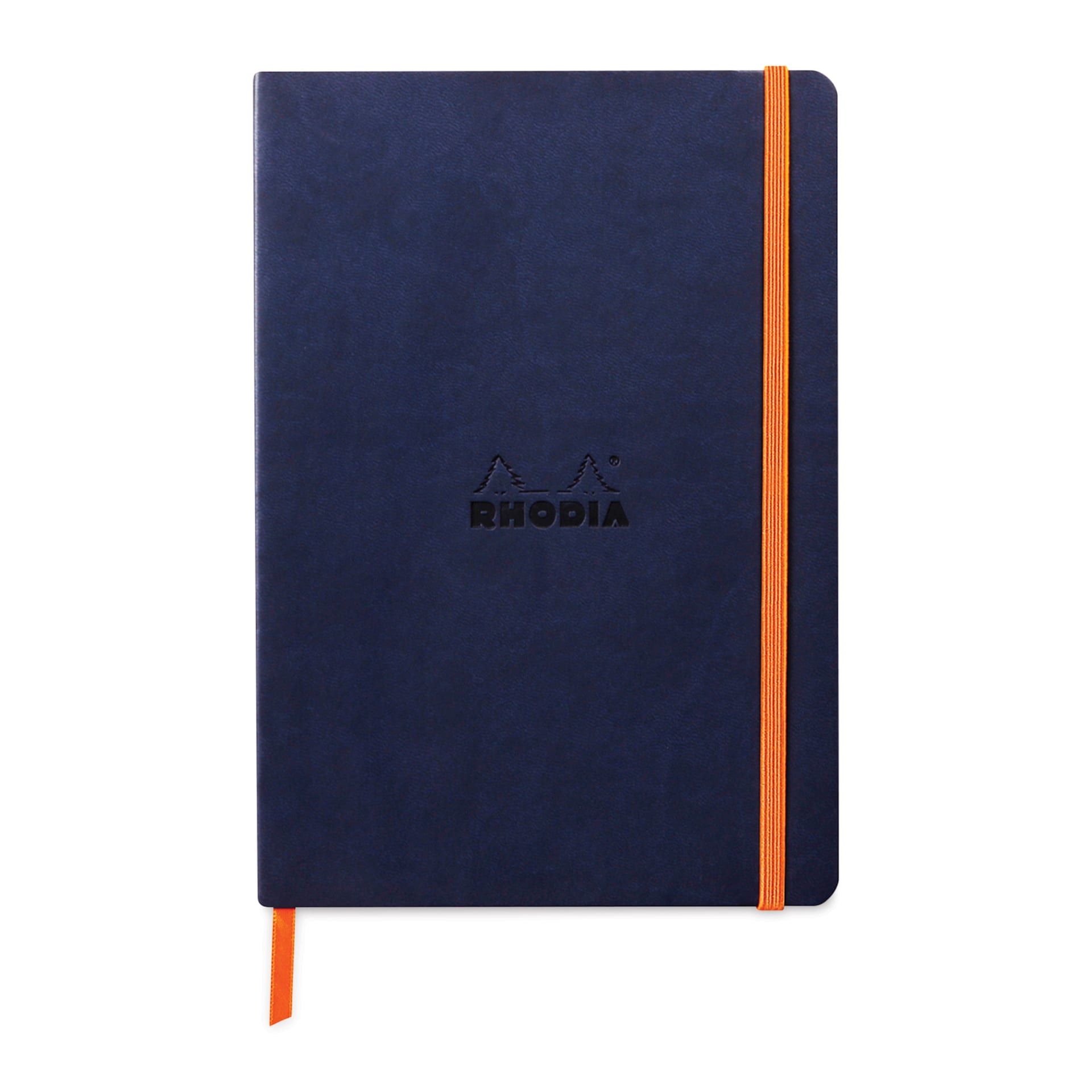 Rhodia Rhodiarama Softcover Notebook - A5, Midnight, Dot Grid