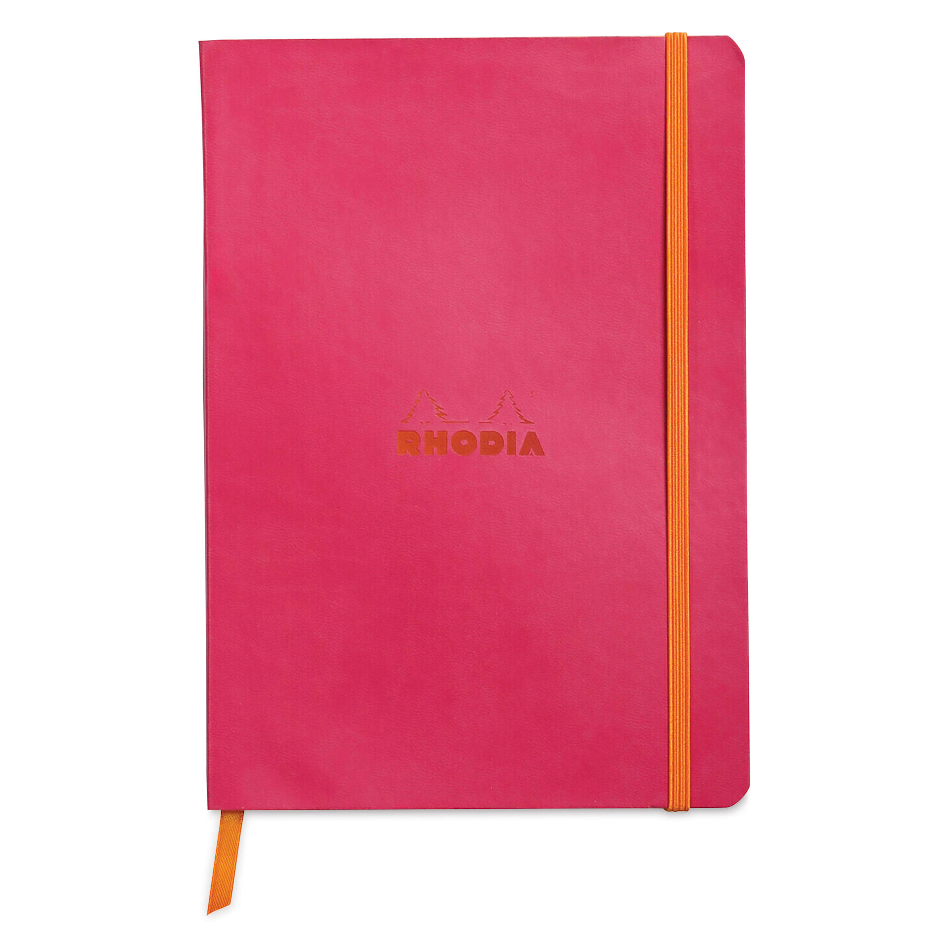 Rhodia Rhodiarama Softcover Notebook - A5, Raspberry, Dot Grid
