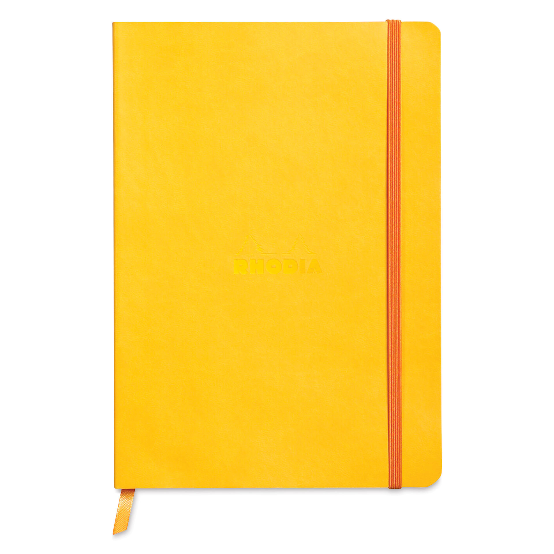 Rhodia Rhodiarama Softcover Notebook - A5, Yellow, Dot Grid