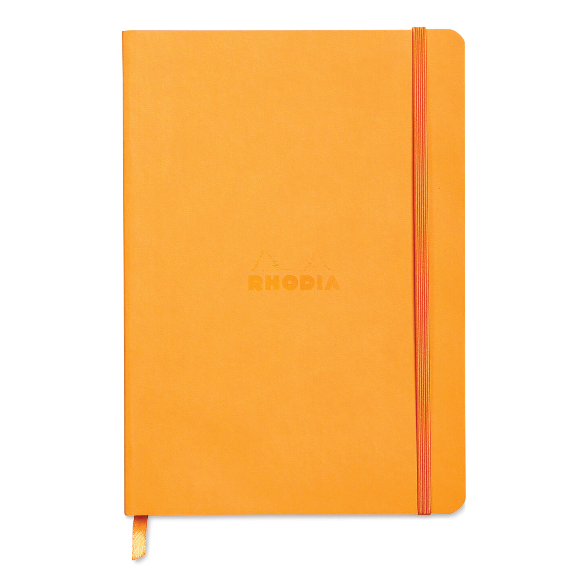 Rhodia Rhodiarama Softcover Notebook - A5, Orange, Dot Grid