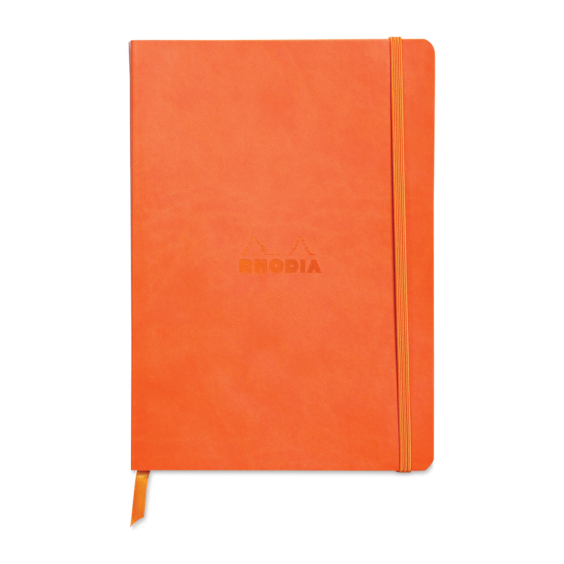 Rhodia Rhodiarama Softcover Notebook - A5, Tangerine, Dot Grid