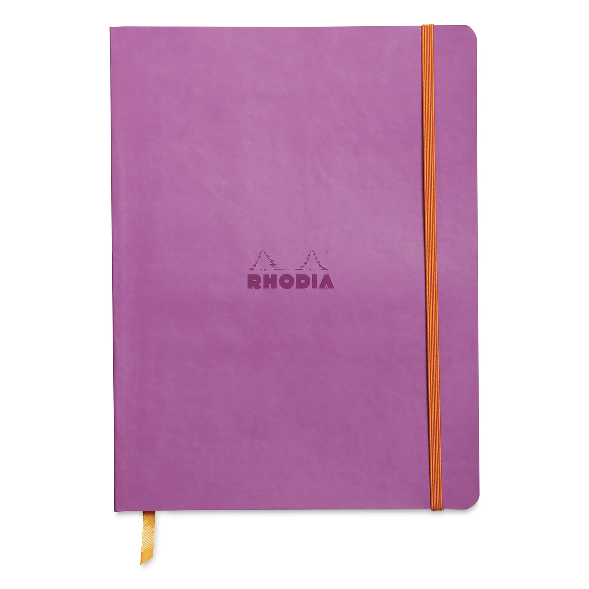 Rhodia Rhodiarama Softcover Notebook - 7-1/2" x 9-7/8", Lilac, Lined