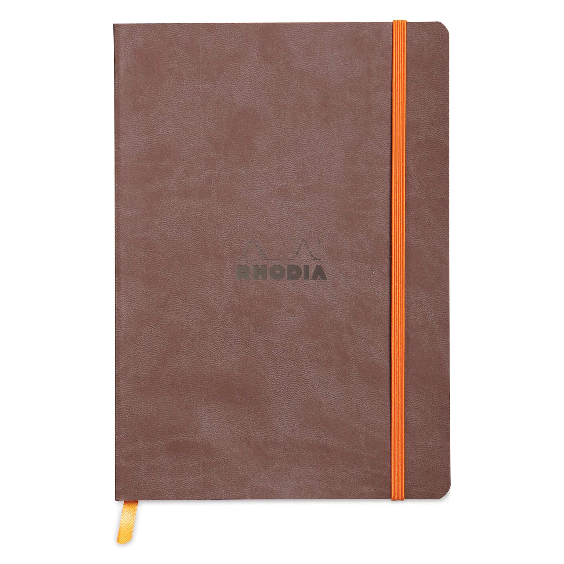 Rhodia Rhodiarama Softcover Notebook - A5, Chocolate, Dot Grid