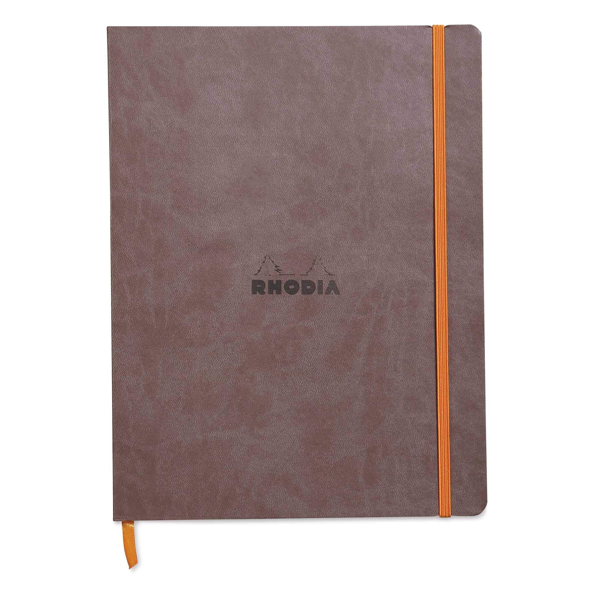 Rhodia Rhodiarama Softcover Notebook - 7-1/2" x 9-7/8", Chocolate, Lined