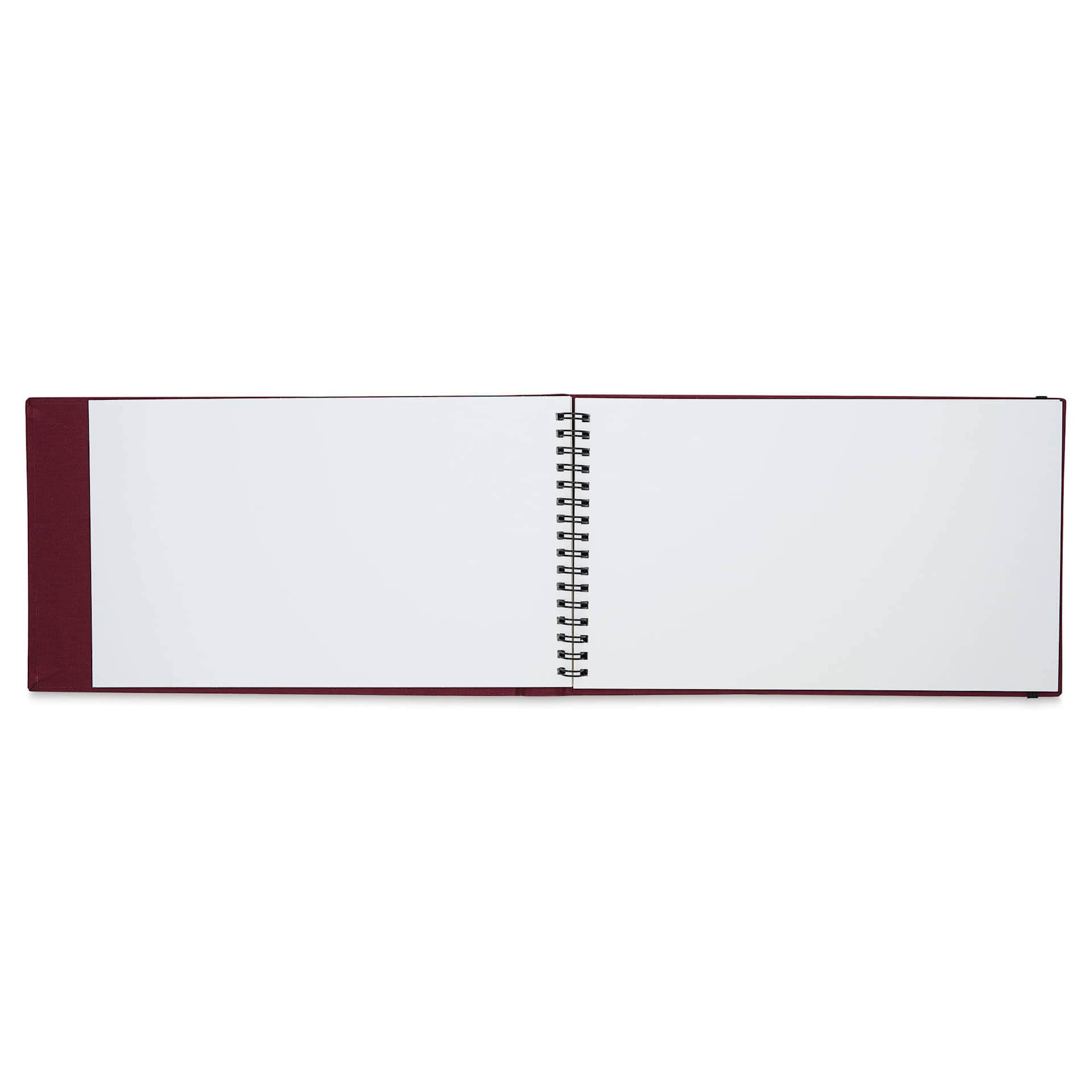 Sennelier Claude Monet Watercolor Notebook - 5.9" x 9.8", Red, open