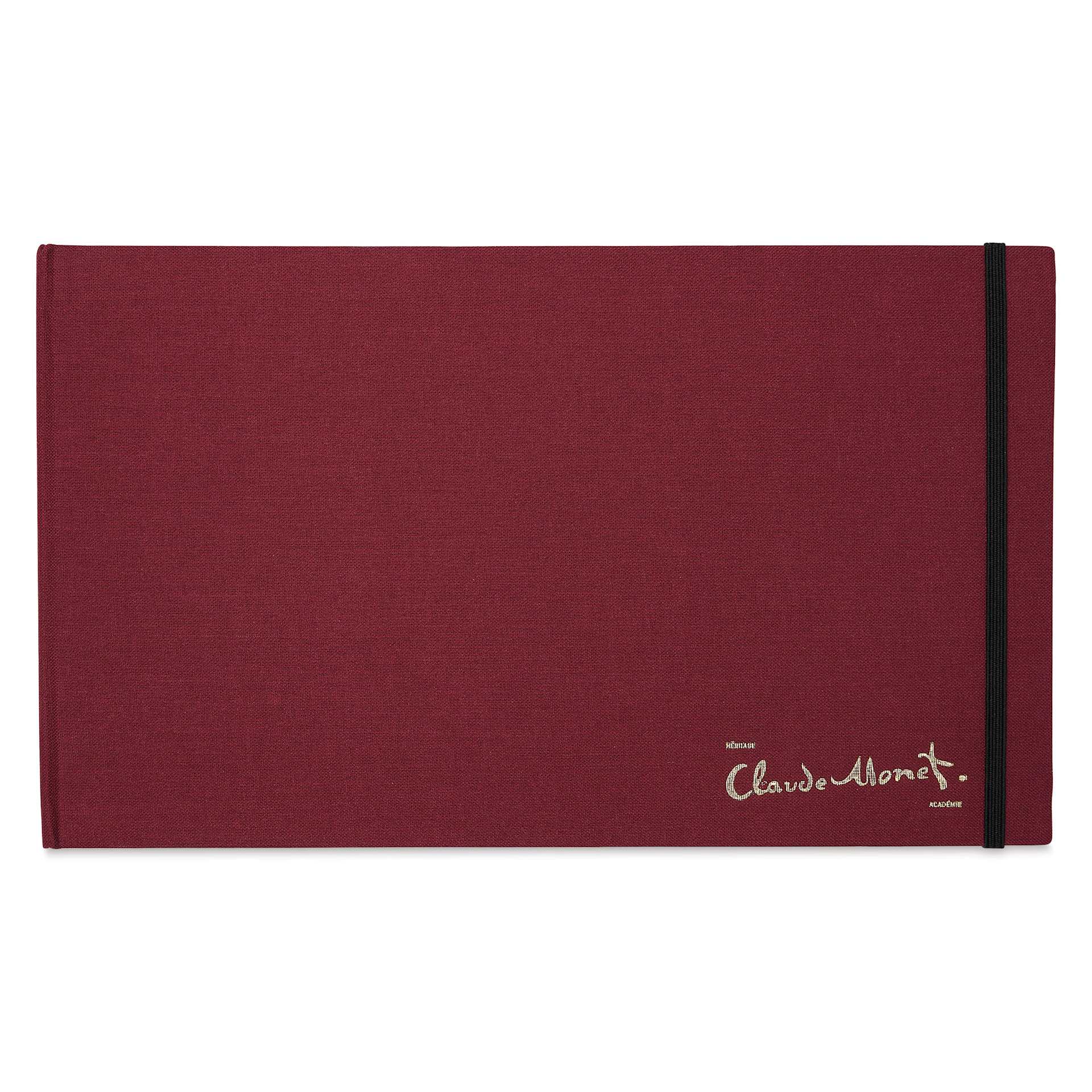Sennelier Claude Monet Watercolor Notebook - 5.9" x 9.8", Red, front cover