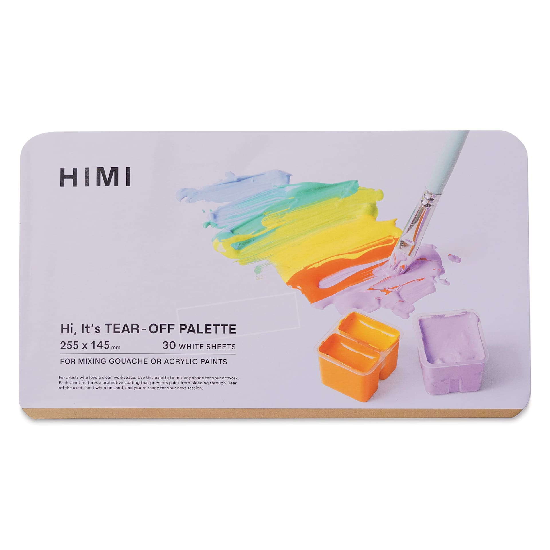 Himi Tear-Off Palette Pad - 255 mm x 145 mm, 30 sheets