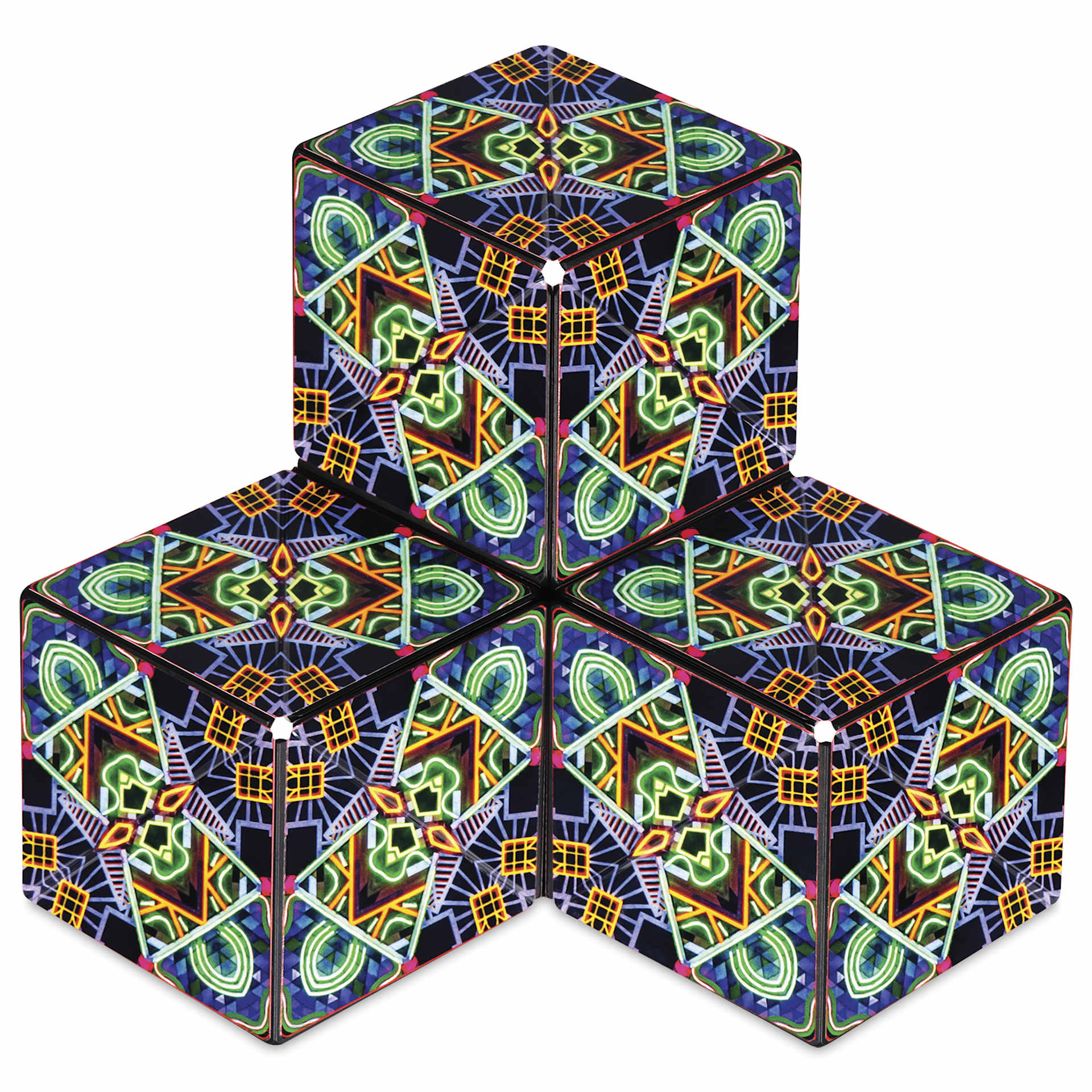 Shashibo Puzzle Toy - Eternal Friends, folded into cubes