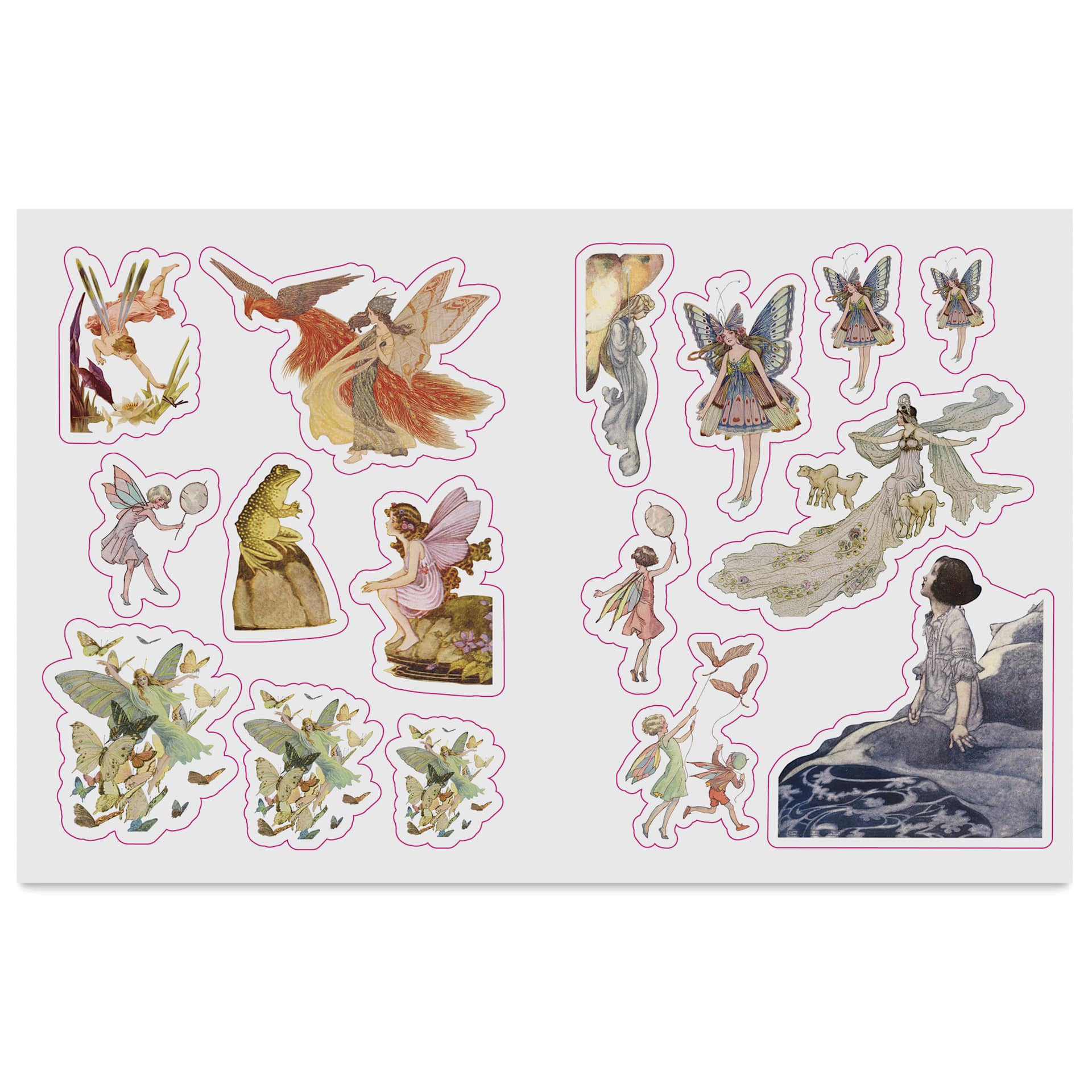 The Forests, Fairies, and Fungi Sticker Anthology, fairies
