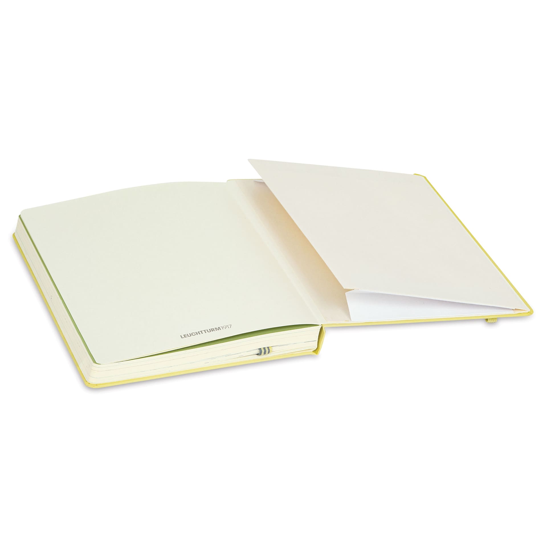 Leuchtturm1917 Hardcover Sketchnote Journal - Vanilla, 5-3/4" x 8-1/4", open