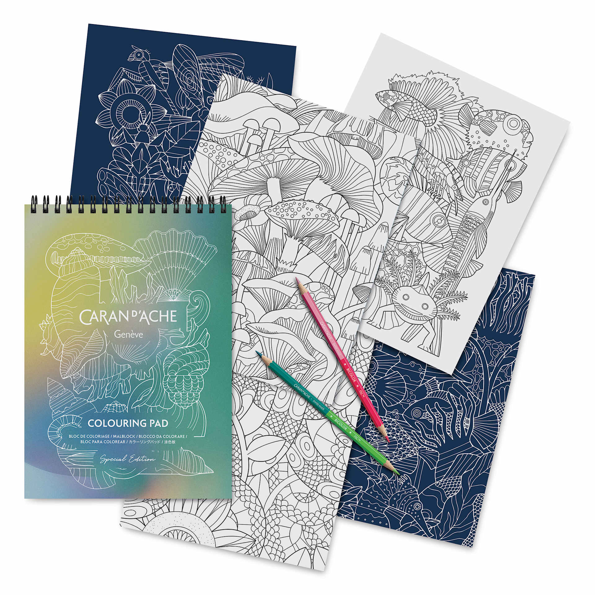 Caran d’Ache Claim Your Style Coloring Pad
