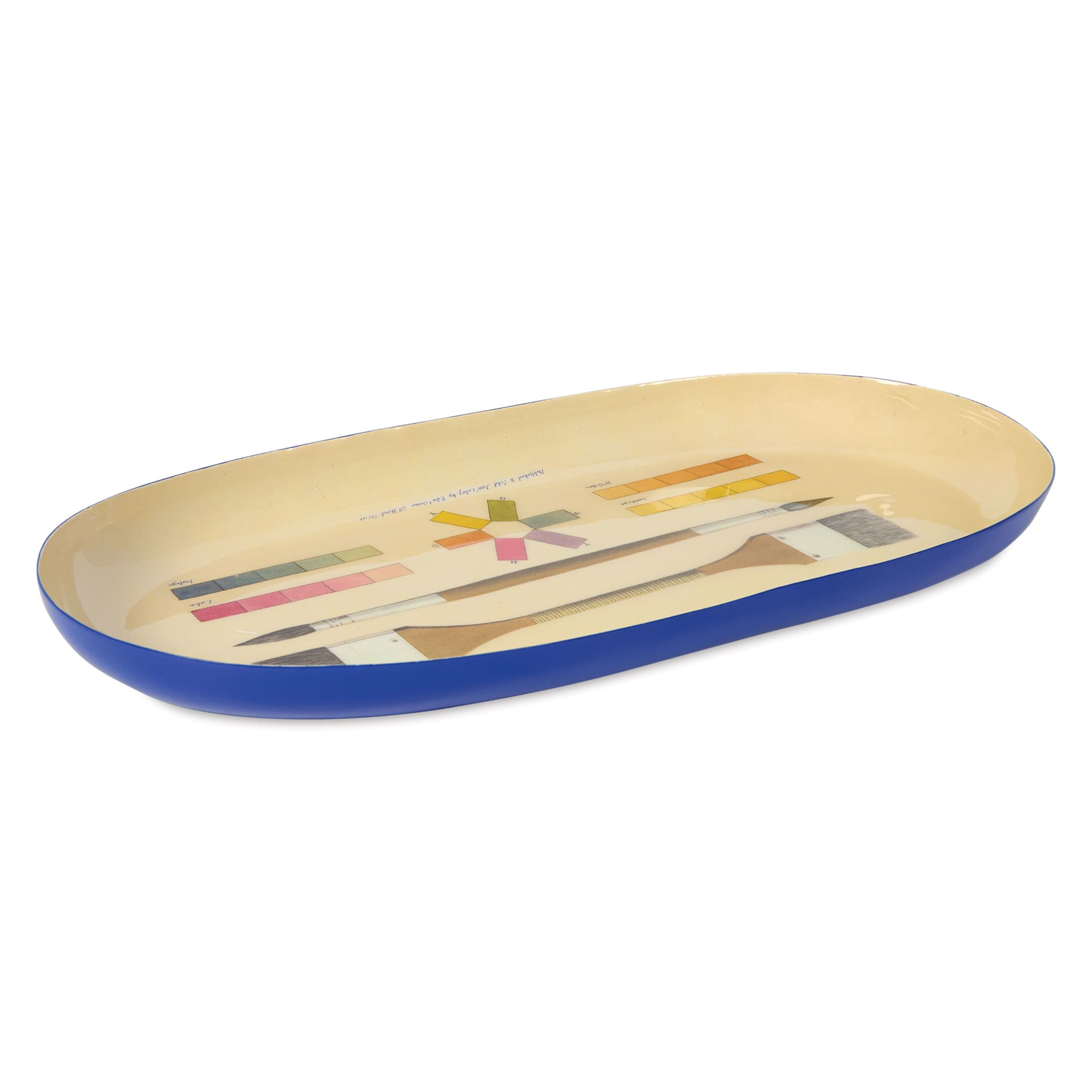 Roomytown Enamel Trays - Art of Coloring, 4-7/10" x 9-4/5" x 3/5"