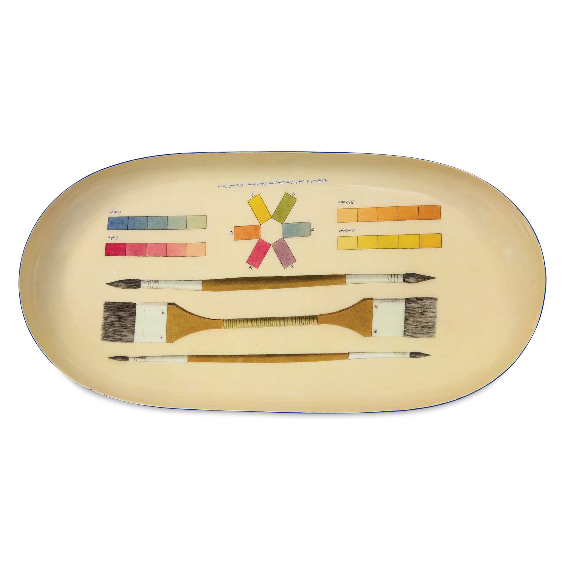 Roomytown Enamel Trays - Art of Coloring, 4-7/10" x 9-4/5" x 3/5", out of package