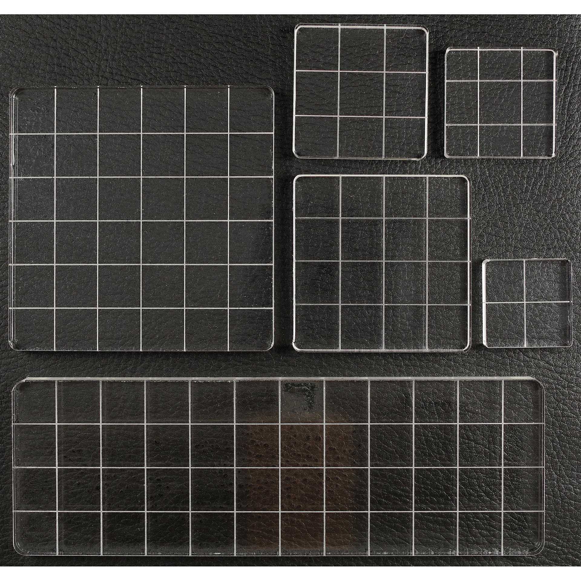 Peter Pauper Press Studio Series Acrylic Stamp Block Set - Set of 6, out of packaging