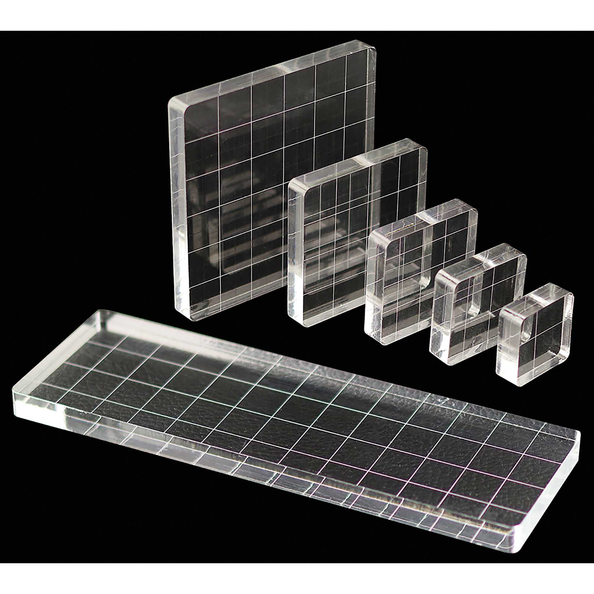 Peter Pauper Press Studio Series Acrylic Stamp Block Set - Set of 6, blocks