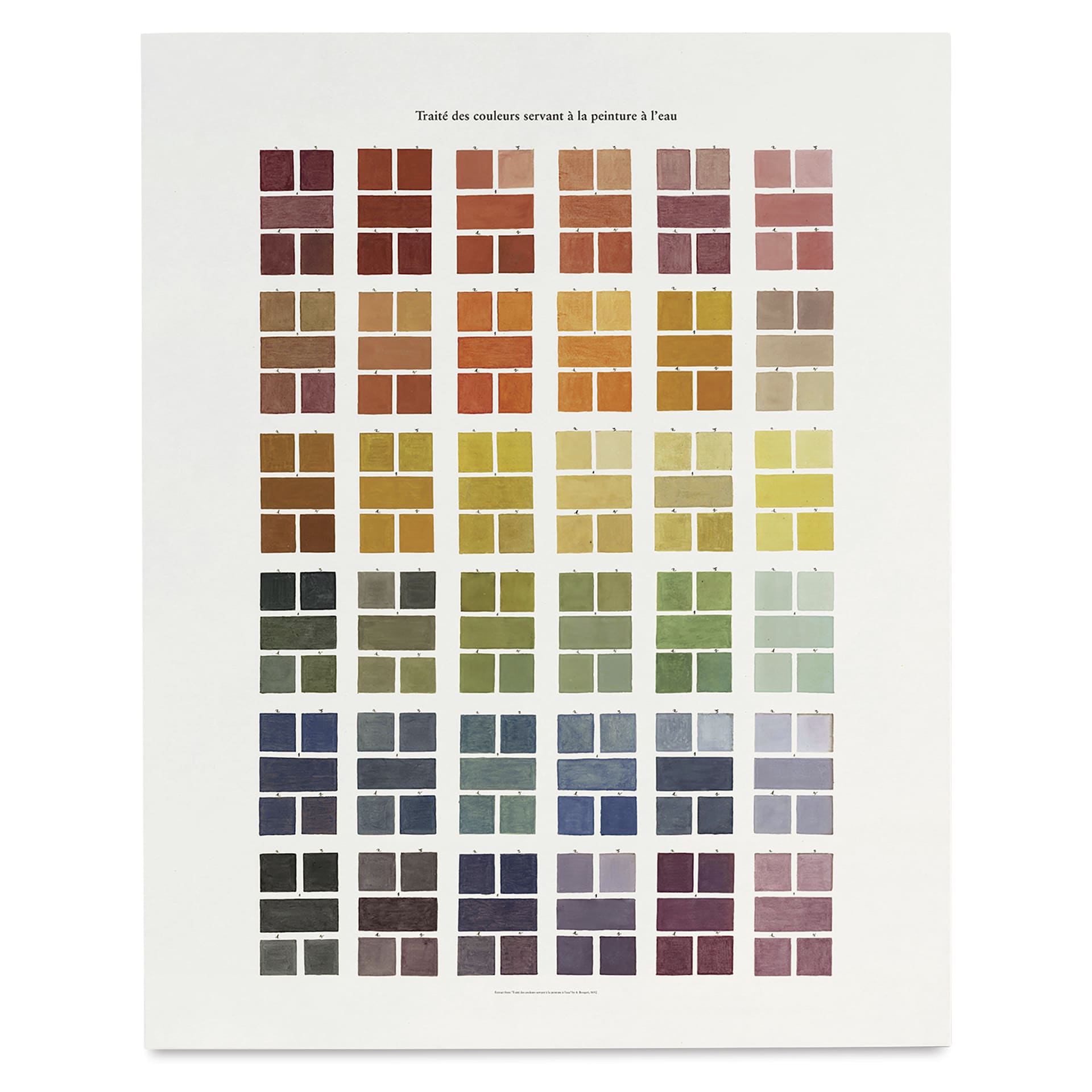 Roomytown Watercolor Swatches Fine Art Giclee Print - Assorted, 11" x 14"