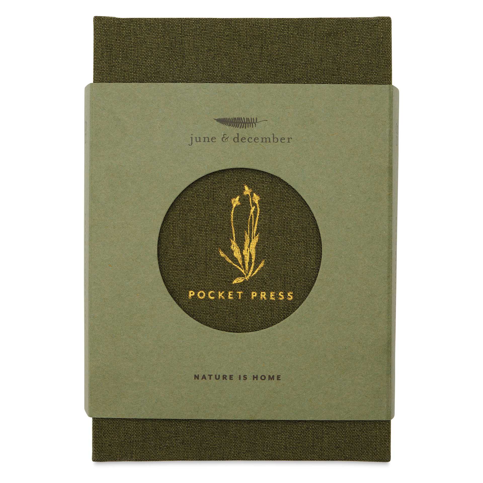 June & December Flower Press - Pocket, 4" x 6", front with packaging