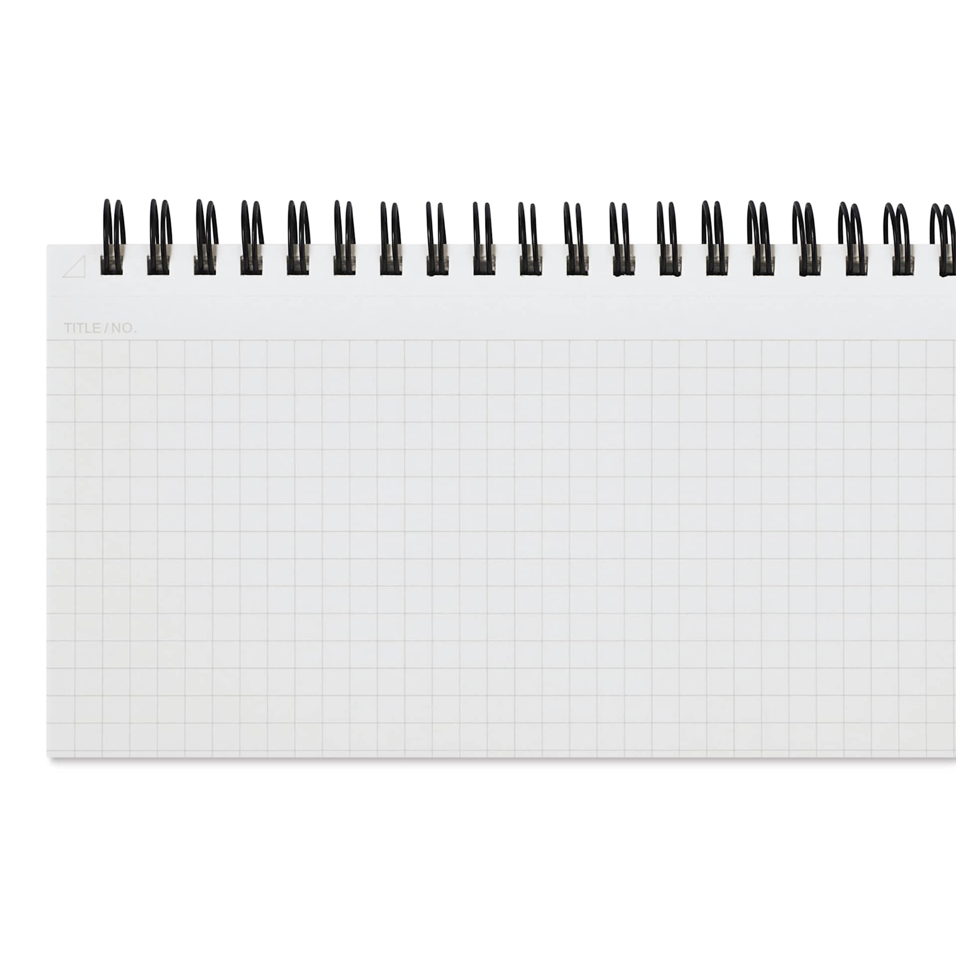 Maruman Mnemosyne Notebook - Black, A4, Graph, close-up of sheet