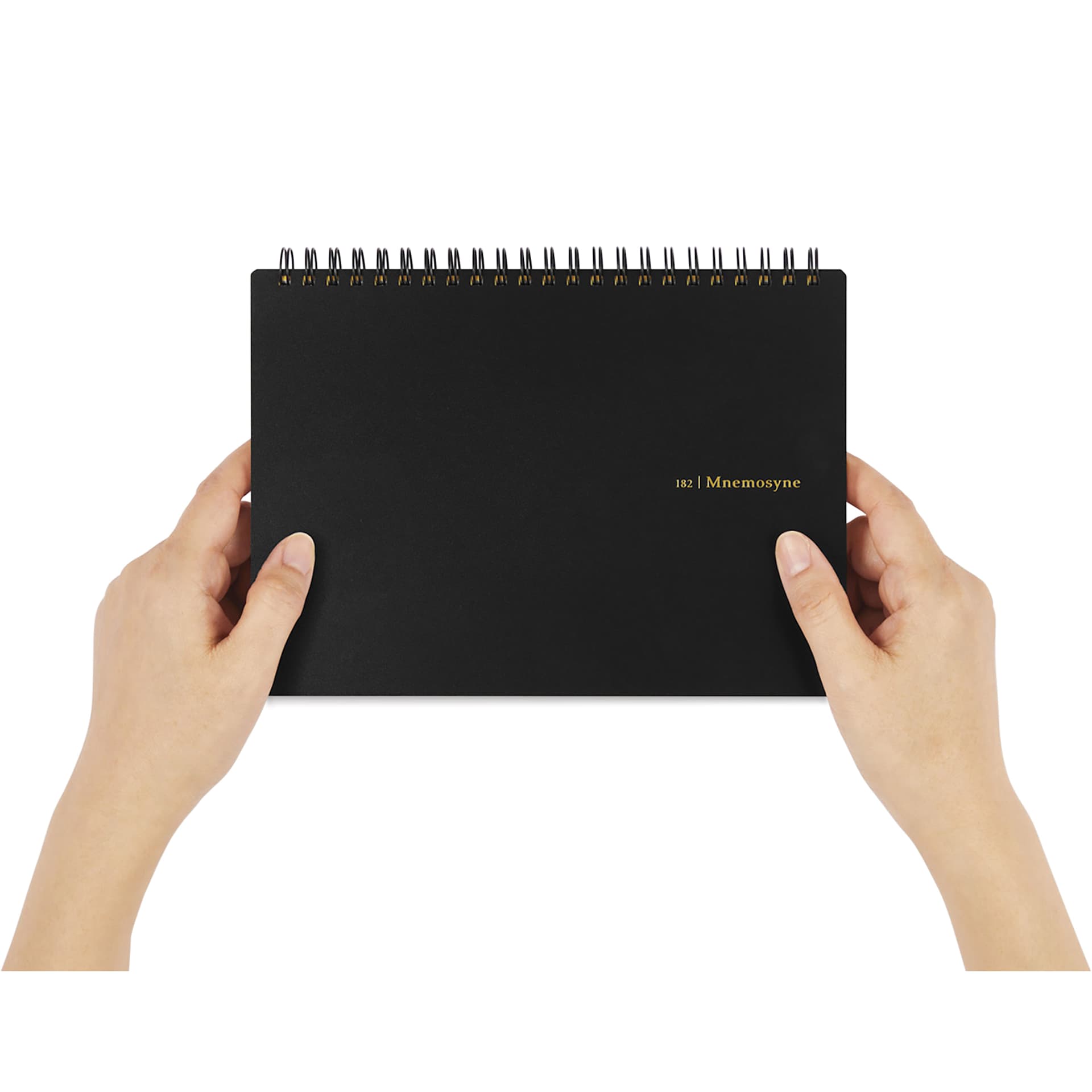 Maruman Mnemosyne Notebook - Black, A5, Graph