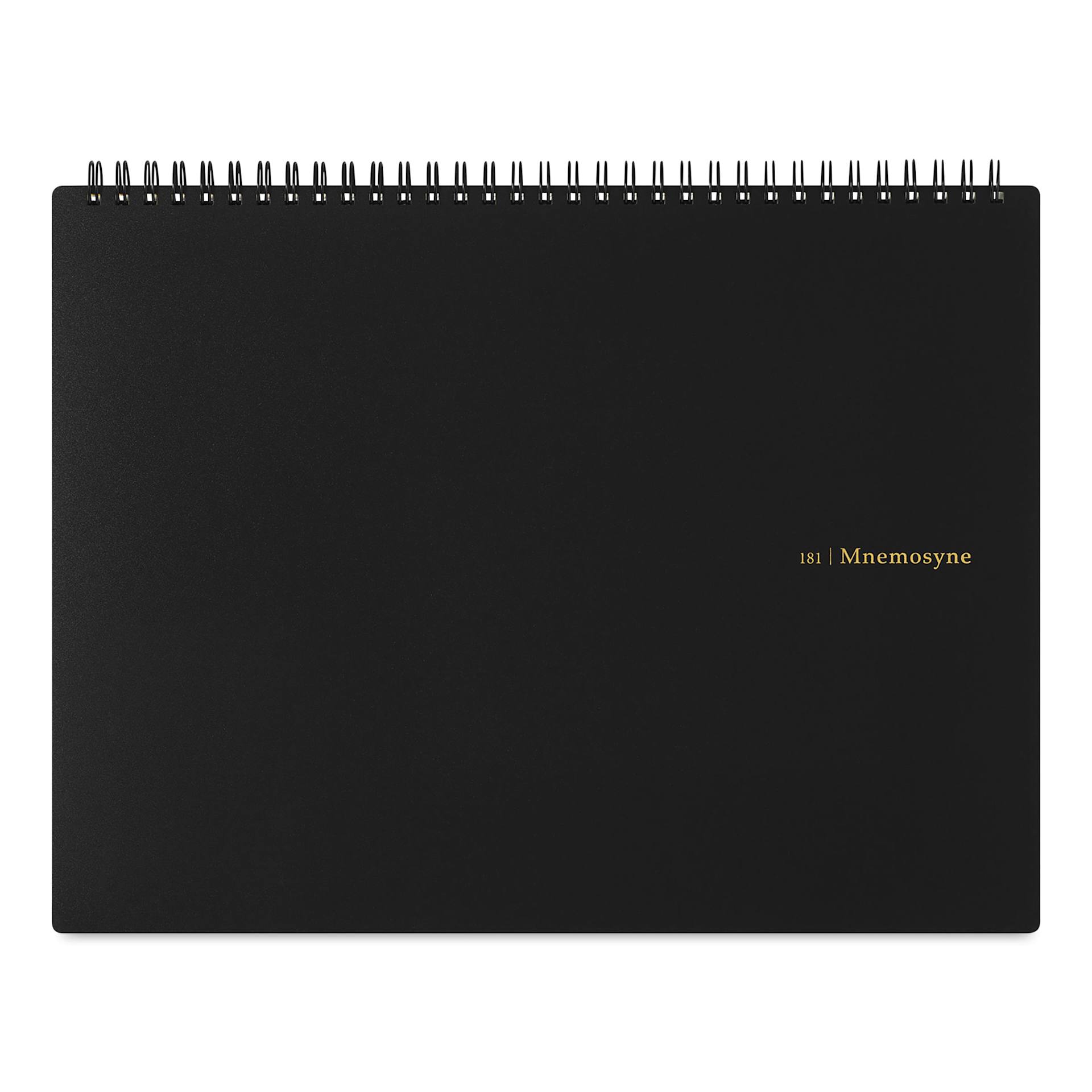 Maruman Mnemosyne Notebook - Black, A4, Blank