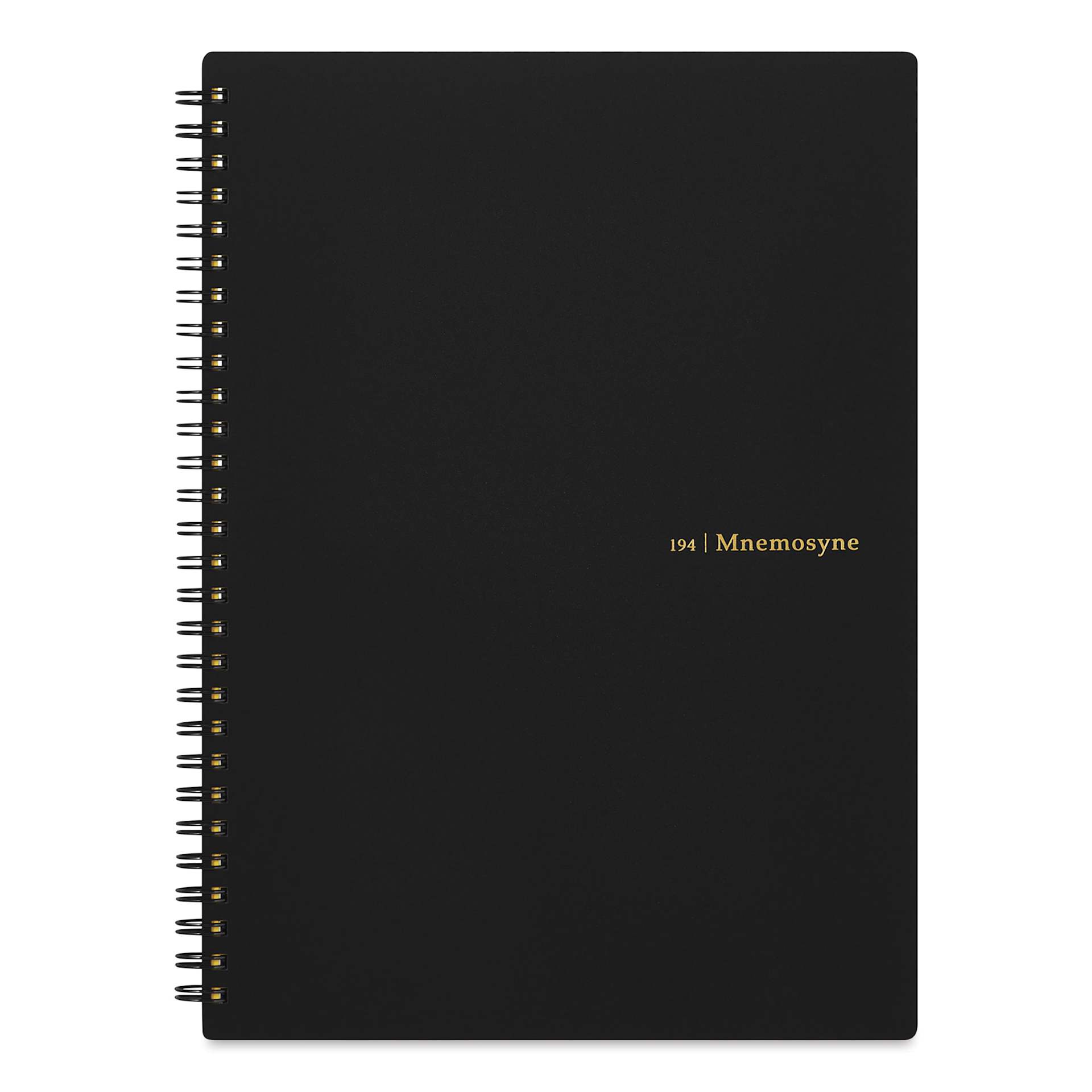 Maruman Mnemosyne Notebook - Black, B5, Lined, front
