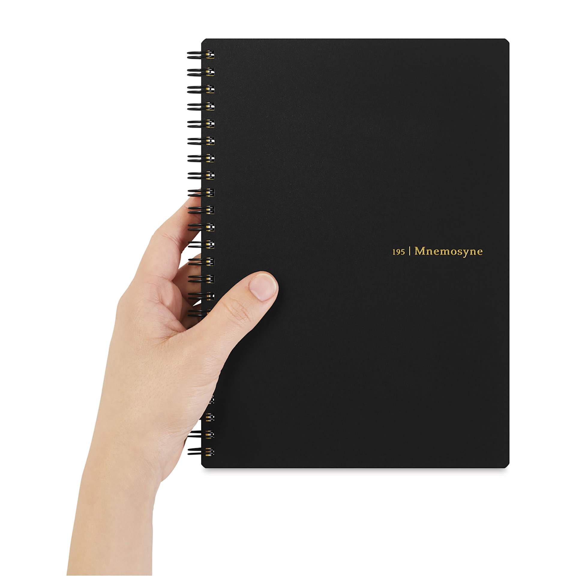 Maruman Mnemosyne Notebook - Black, A5, Lined