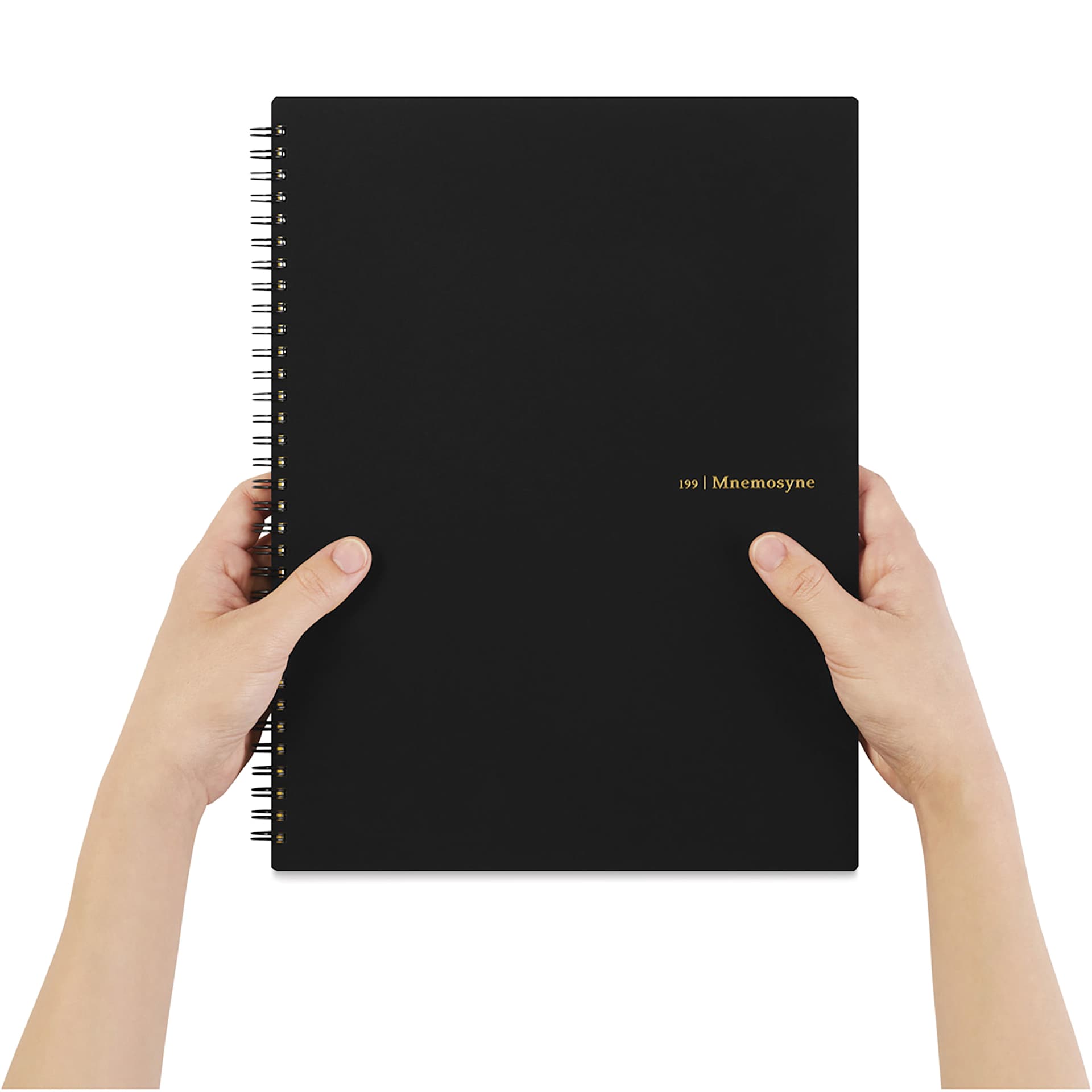 Maruman Mnemosyne Notebook - Black, A4, Lined