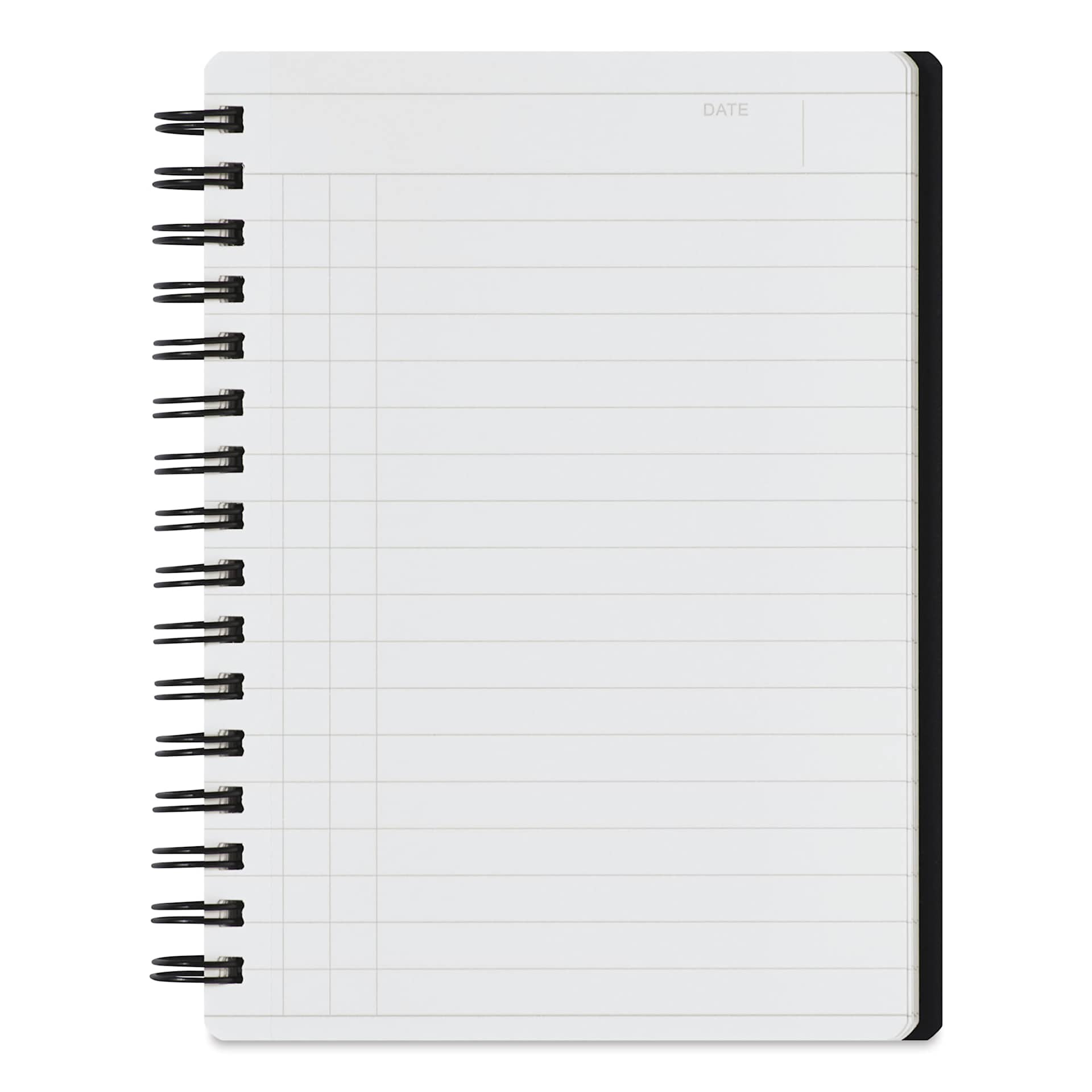 Maruman Mnemosyne Planner Notebook - A6, 4-1/2" x 5-4/5", 80 Sheets, open