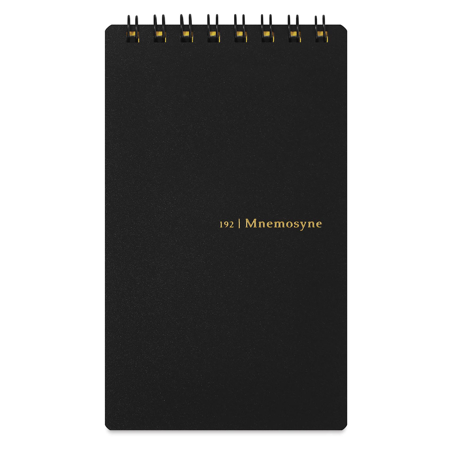 Maruman’s Mnemosyne Reporter Notebook - B7, Black, 3" x 5", front