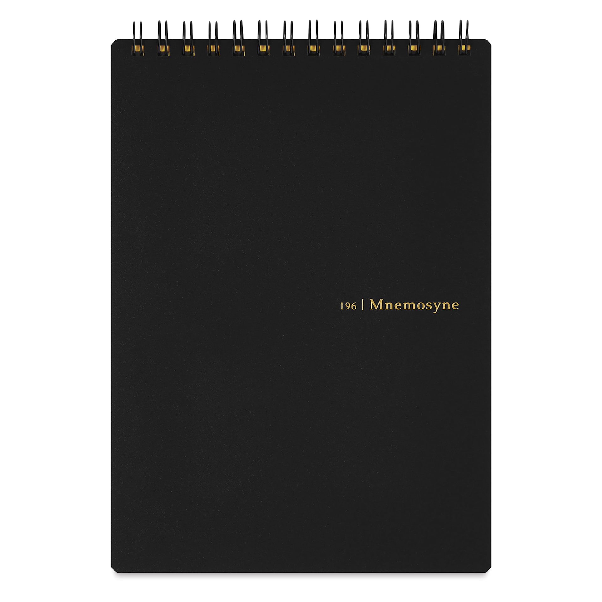 Maruman’s Mnemosyne Reporter Notebook - B6, Black, 5" x 7", front