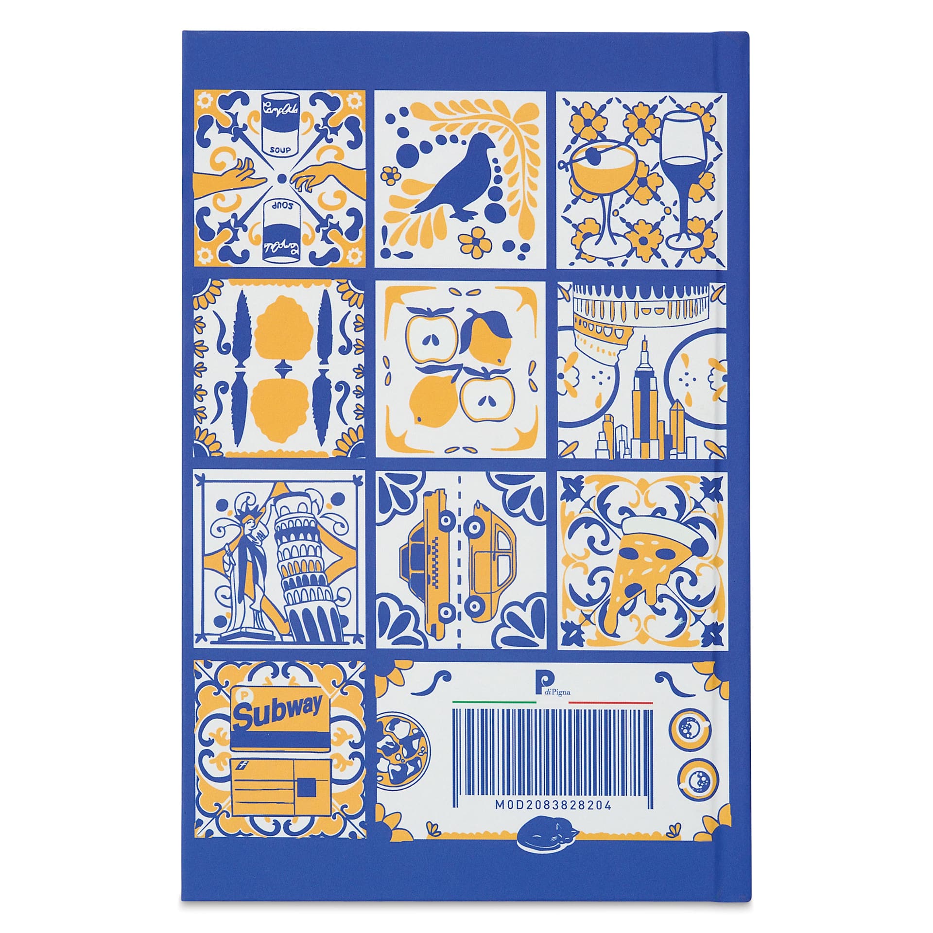 PdiPigna x Parsons Limited Edition Notebook - 5.8" x 8.3", back