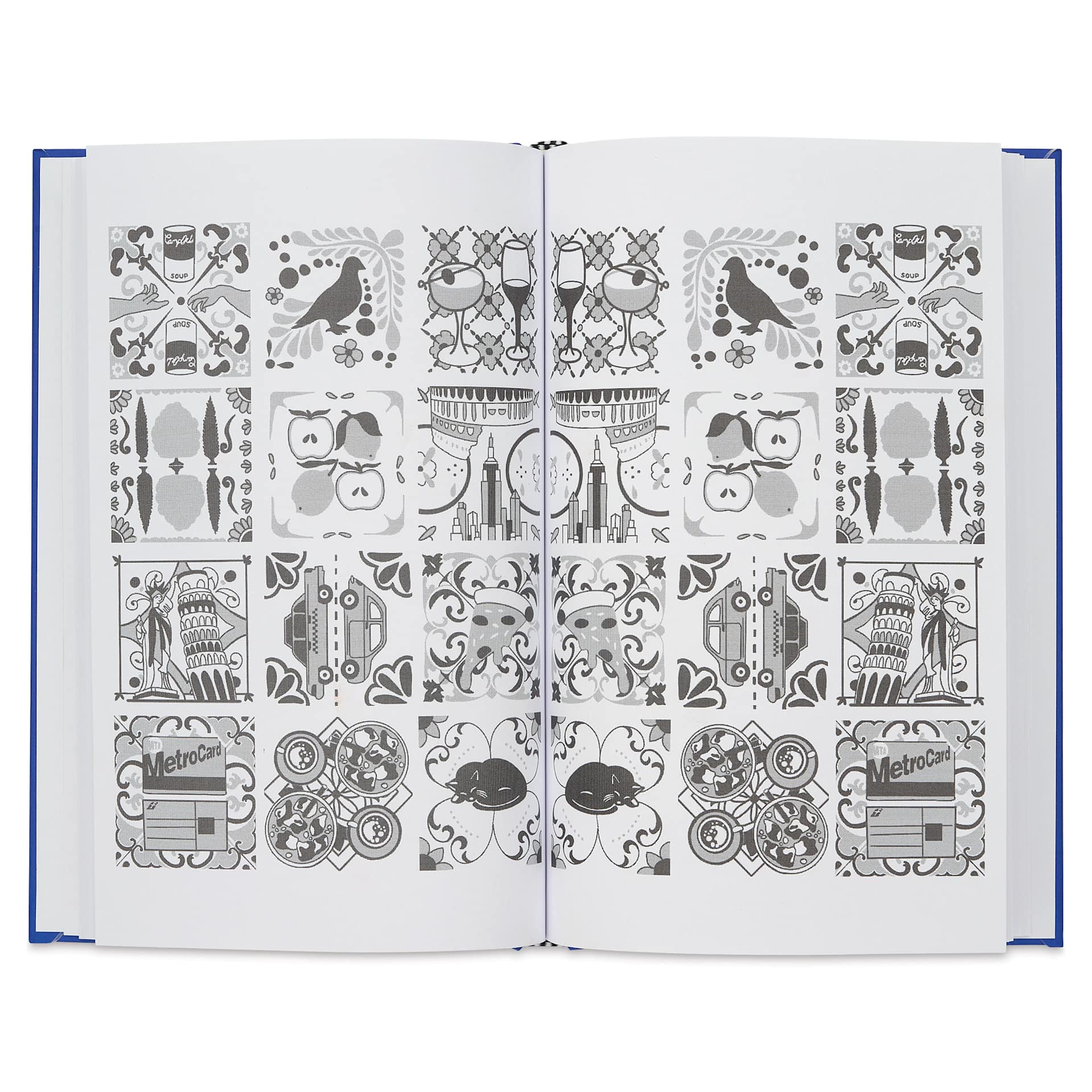 PdiPigna x Parsons Limited Edition Notebook - 5.8" x 8.3", open