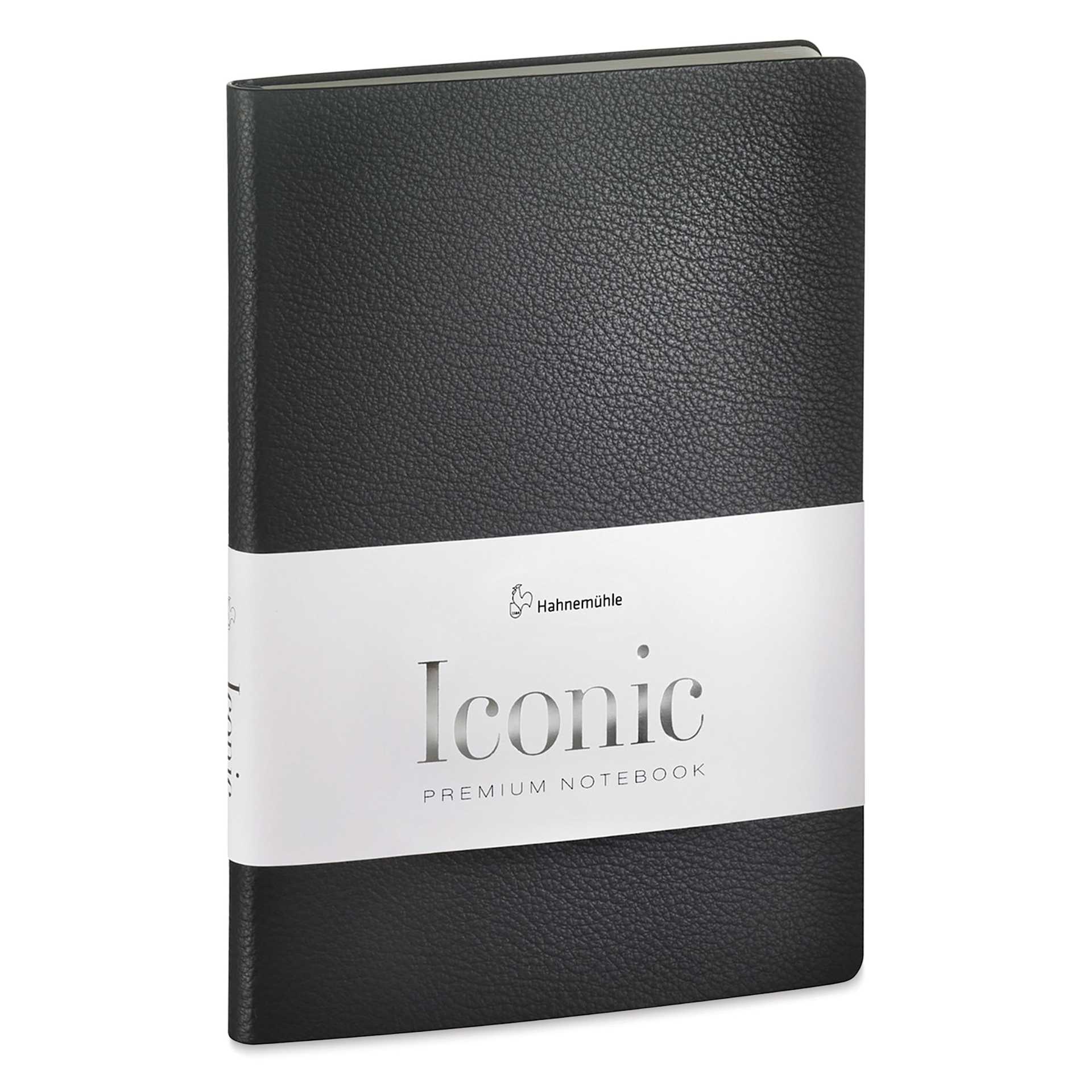 Hahnemuhle Iconic Premium Notebook - Dot Grid, A5, Black, 192 Pages, front