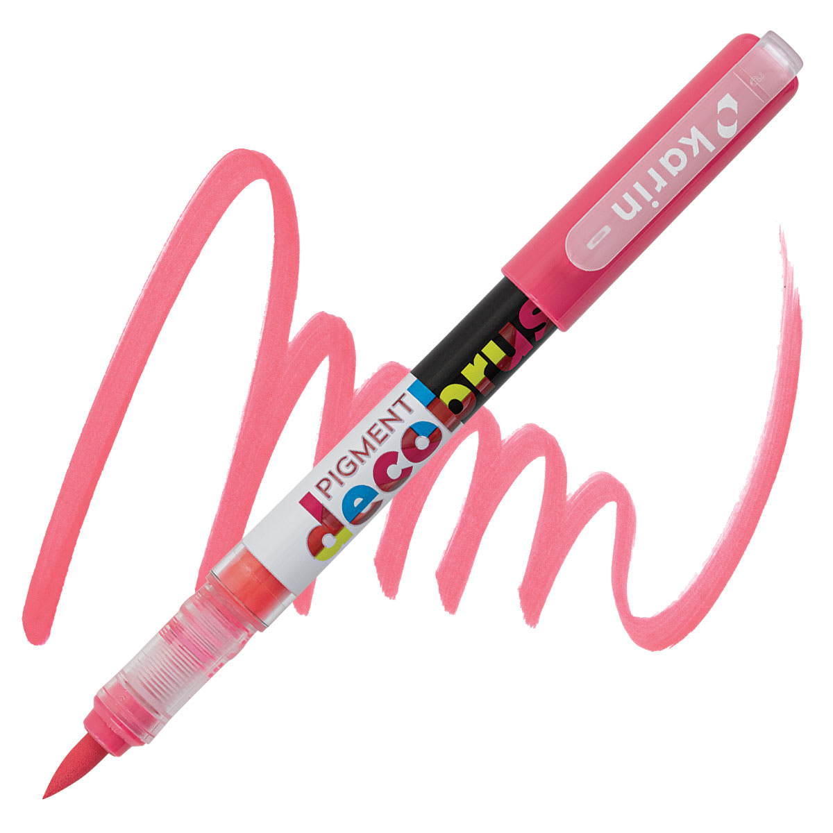 Karin Pigment Decobrush Marker - Antique Pink marker and swatch